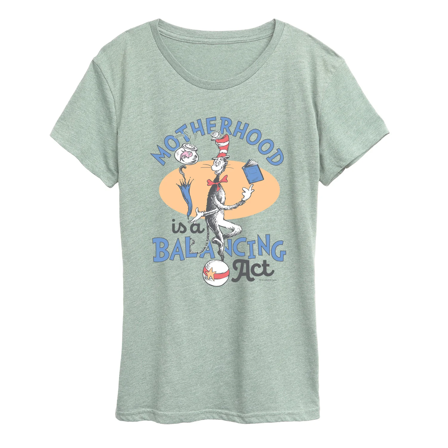 Dr. Seuss - Motherhood is a Balancing Act - Women's Short Sleeve Graphic T-Shirt - Image 6