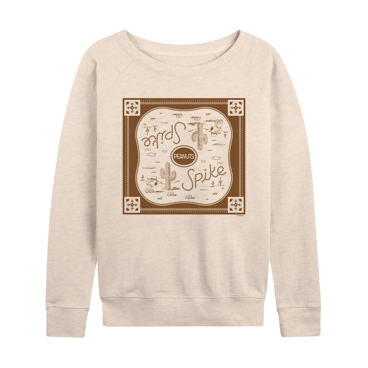 Peanuts - Spike Bandana - Women's French Terry Long Sleeve Pullover