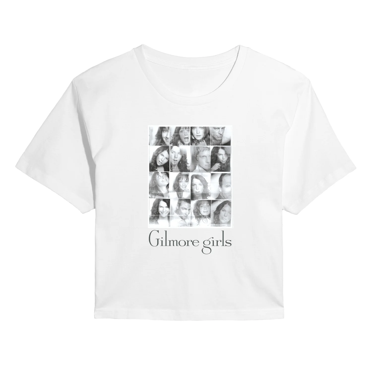 Gilmore Girls - Photobooth - Juniors Cropped Short Sleeve Graphic T-Shirt - Image 2