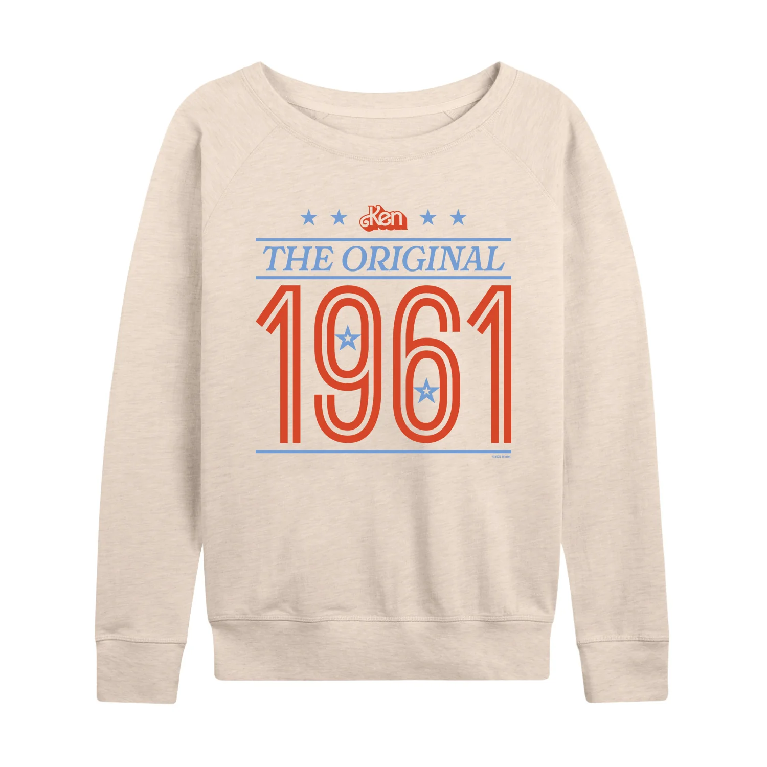 Barbie - Ken Collegiate Prep - Women's French Terry Long Sleeve Pullover - Image 2