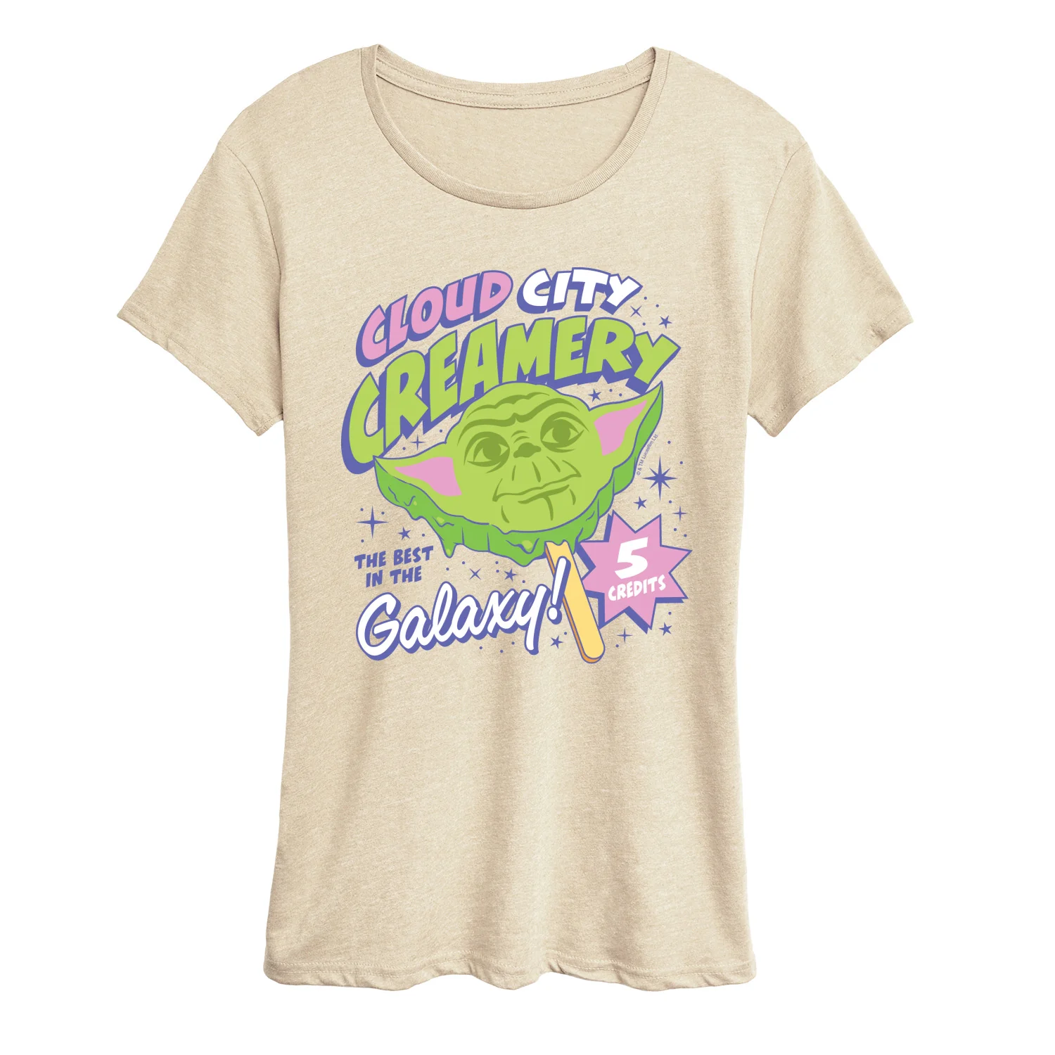 Star Wars - Cloud City Creamery - Women's Short Sleeve Graphic T-Shirt - Image 2