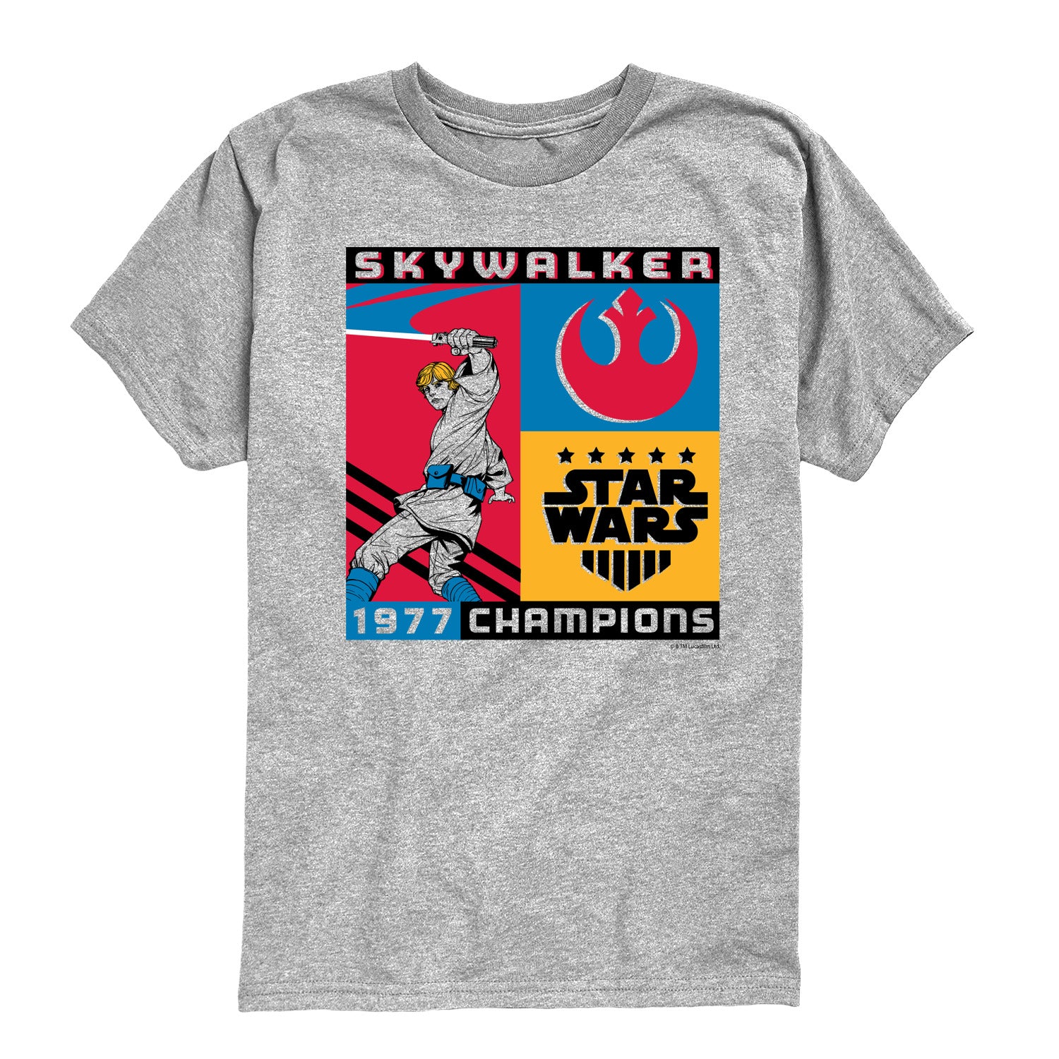 Star Wars - Skywalker Soccer Champion - Youth Boys Short Sleeve Graphic T-Shirt - Image 2