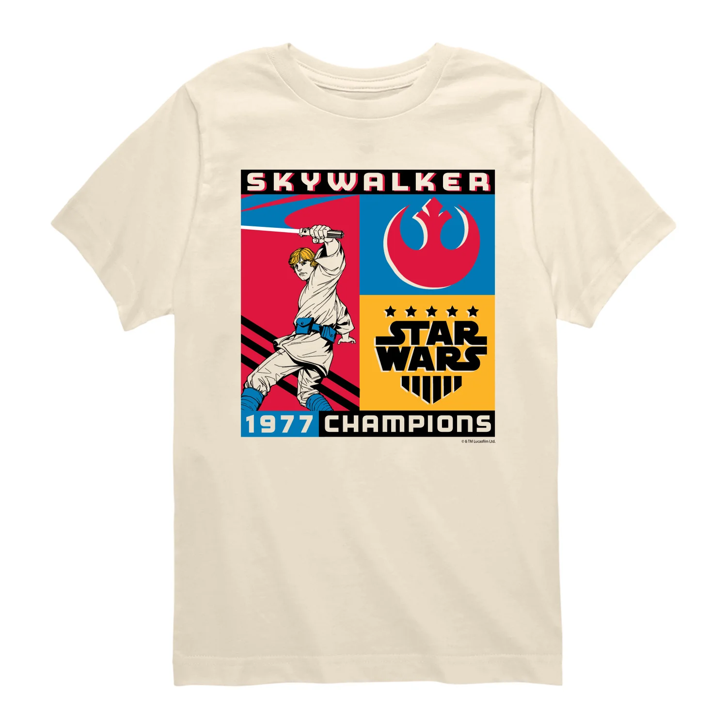 Star Wars - Skywalker Soccer Champion - Youth Boys Short Sleeve Graphic T-Shirt - Image 3