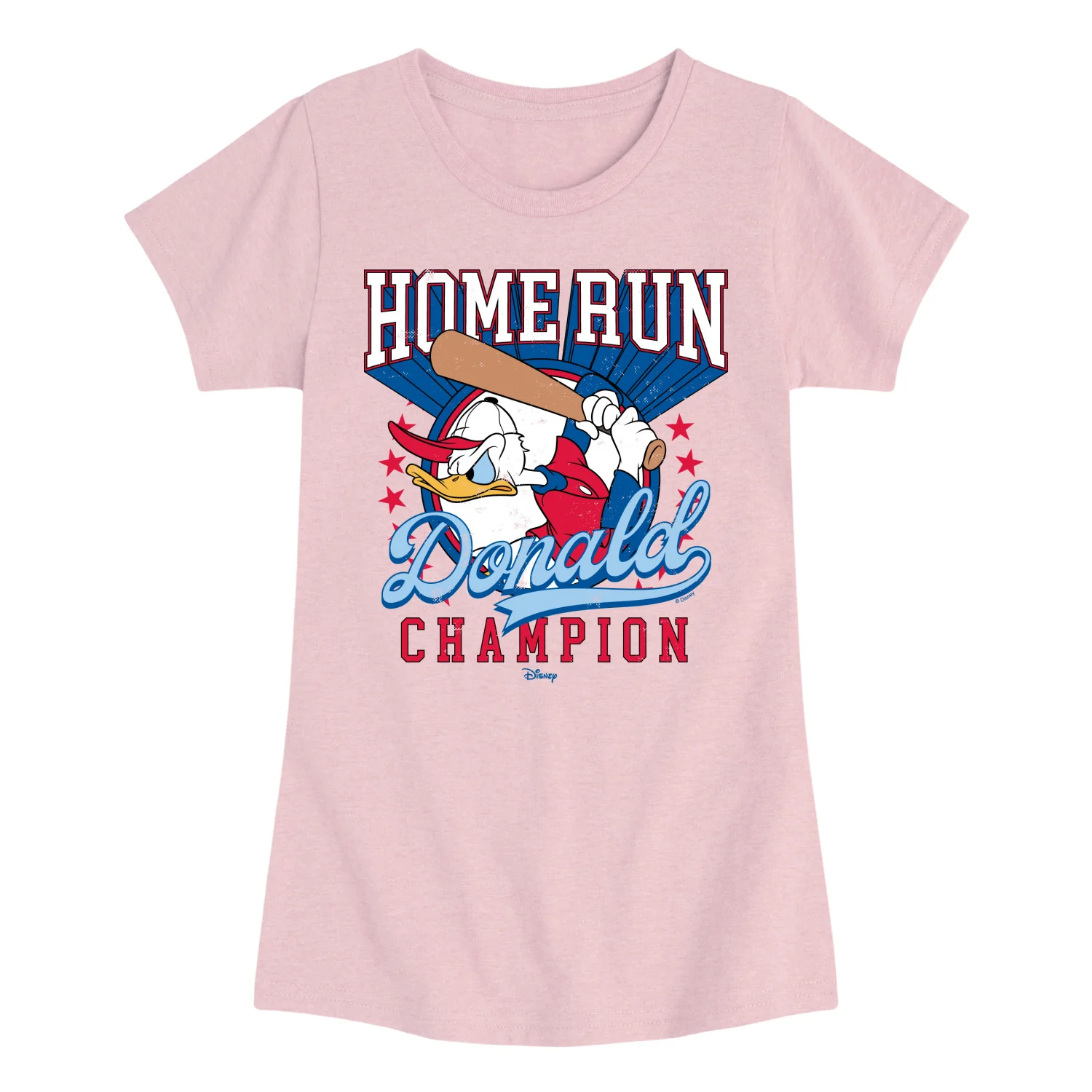 Disney - Home Run Donald - Youth Girls Fitted Short Sleeve T-Shirt - Image 5