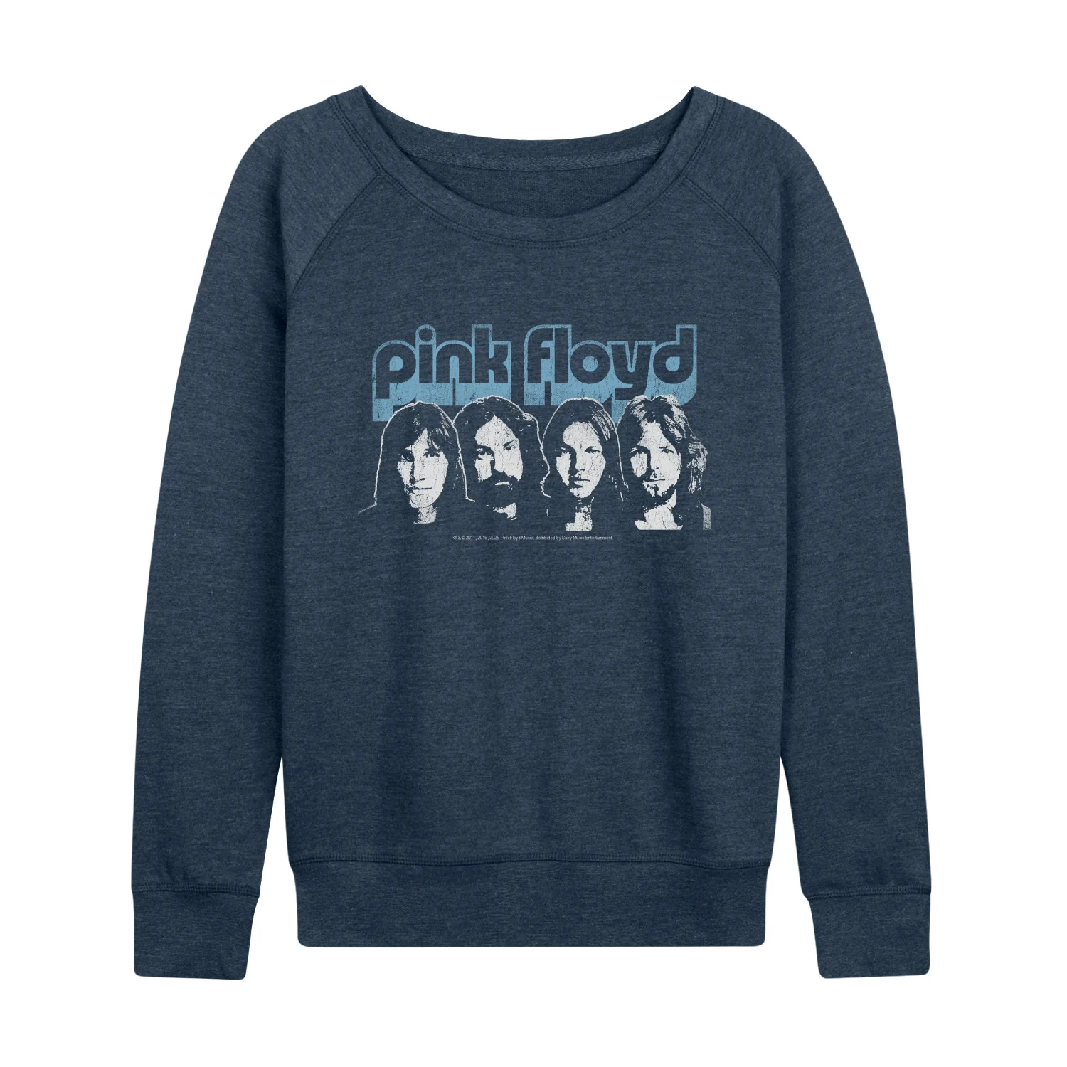 Pink Floyd - Pink Floyd Retro Band - Women's French Terry Long Sleeve Pullover