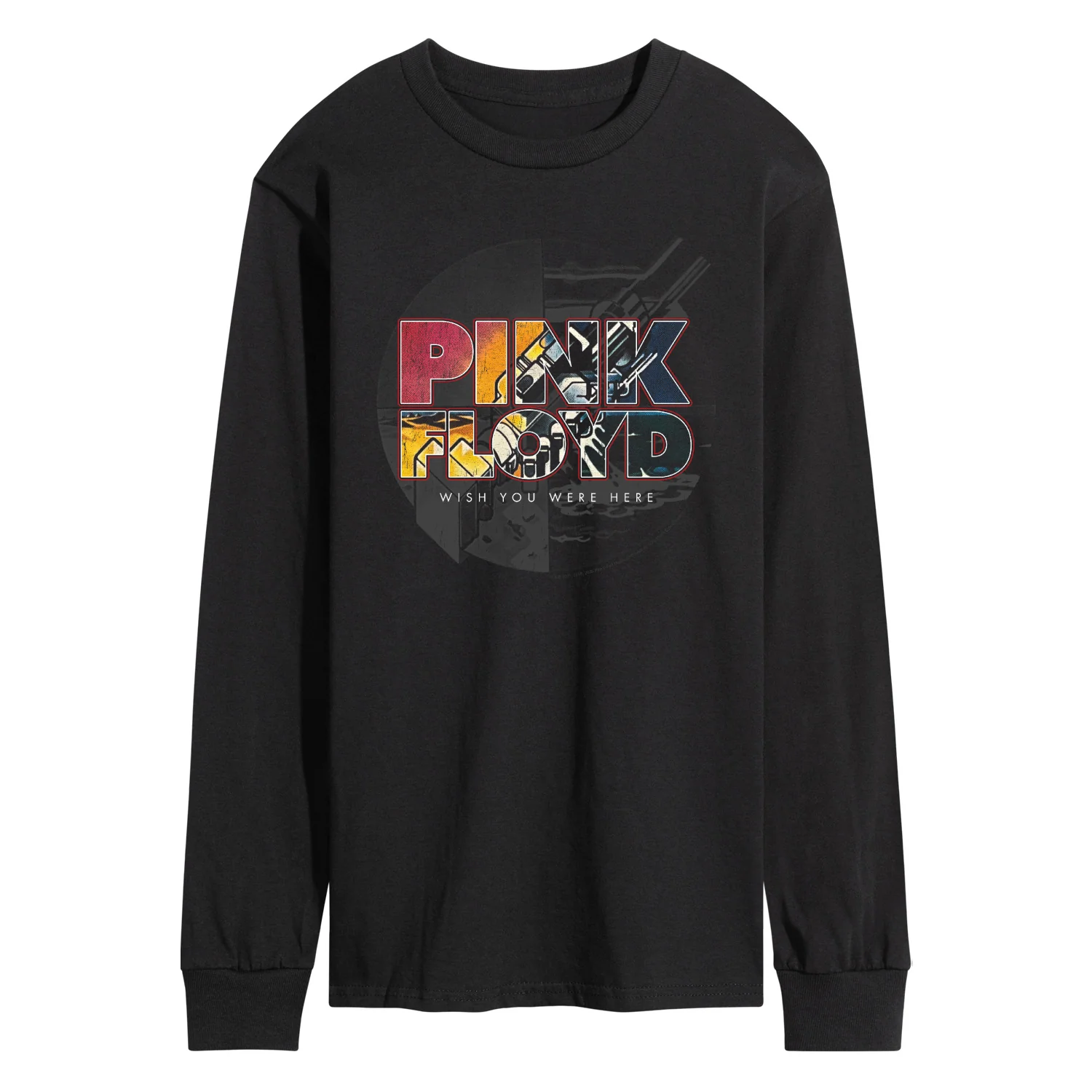 Pink Floyd - Pink Floyd WYWH Handshake - Men's Long Sleeve Graphic T-Shirt