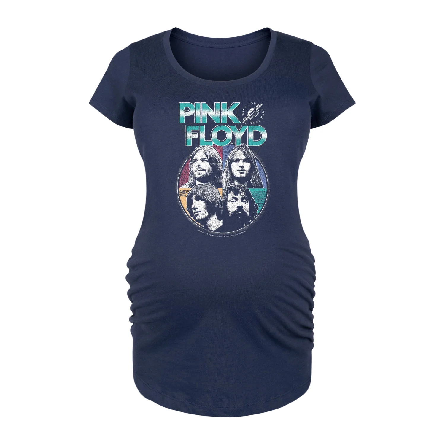 Pink Floyd - Pink Floyd Wywh Photos Textured - Maternity Scoop Neck Tee - Image 2