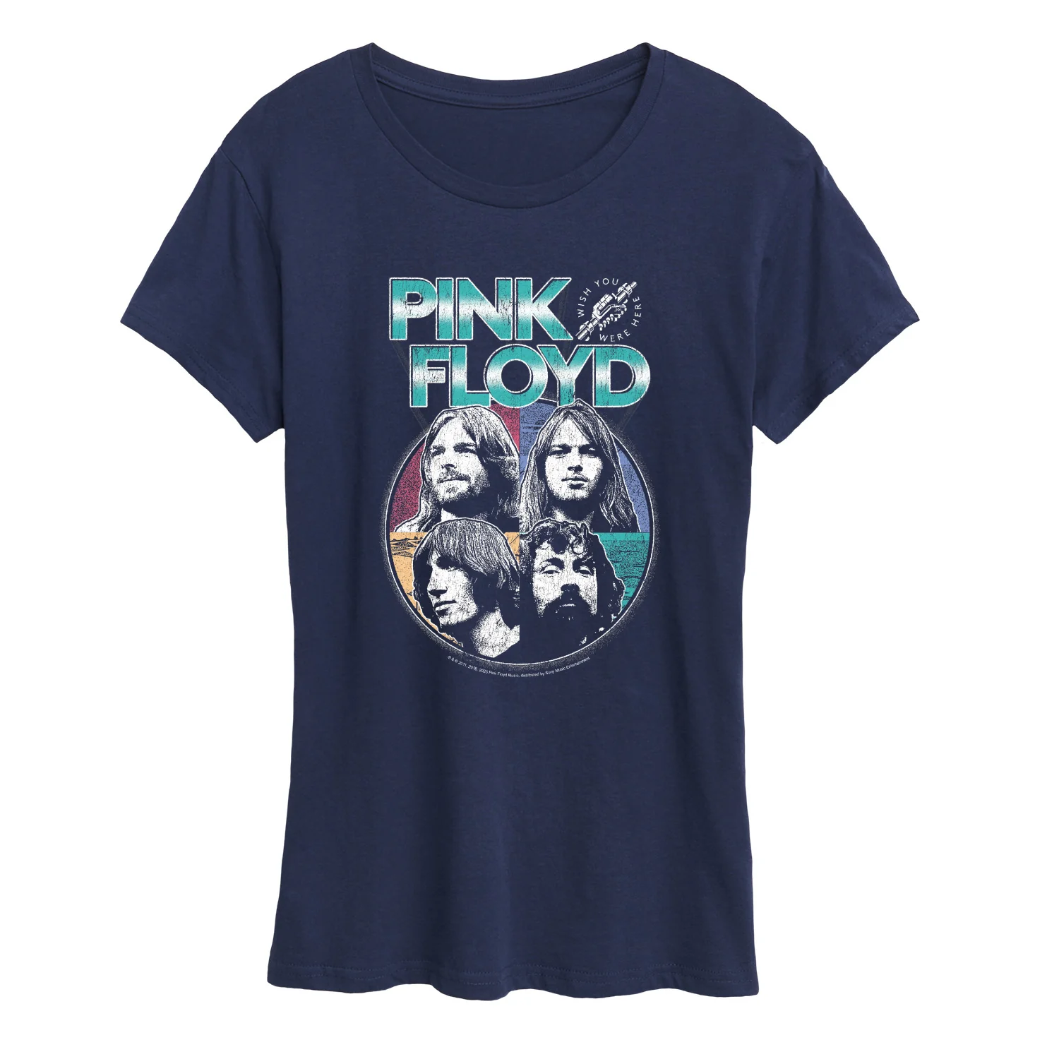 Pink Floyd - Pink Floyd WYWH Photos Textured - Women's Short Sleeve Graphic T-Shirt