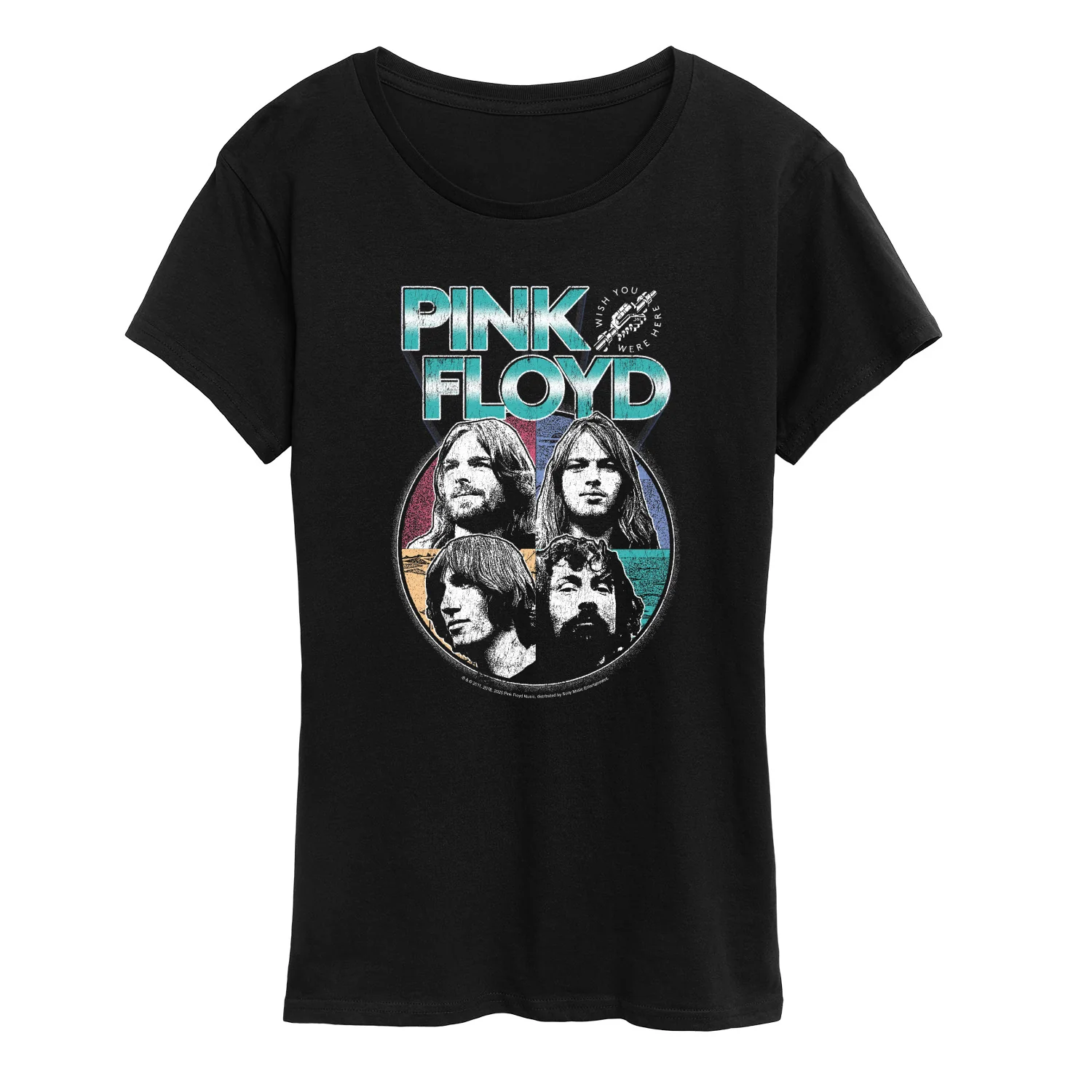 Pink Floyd - Pink Floyd WYWH Photos Textured - Women's Short Sleeve Graphic T-Shirt - Image 2