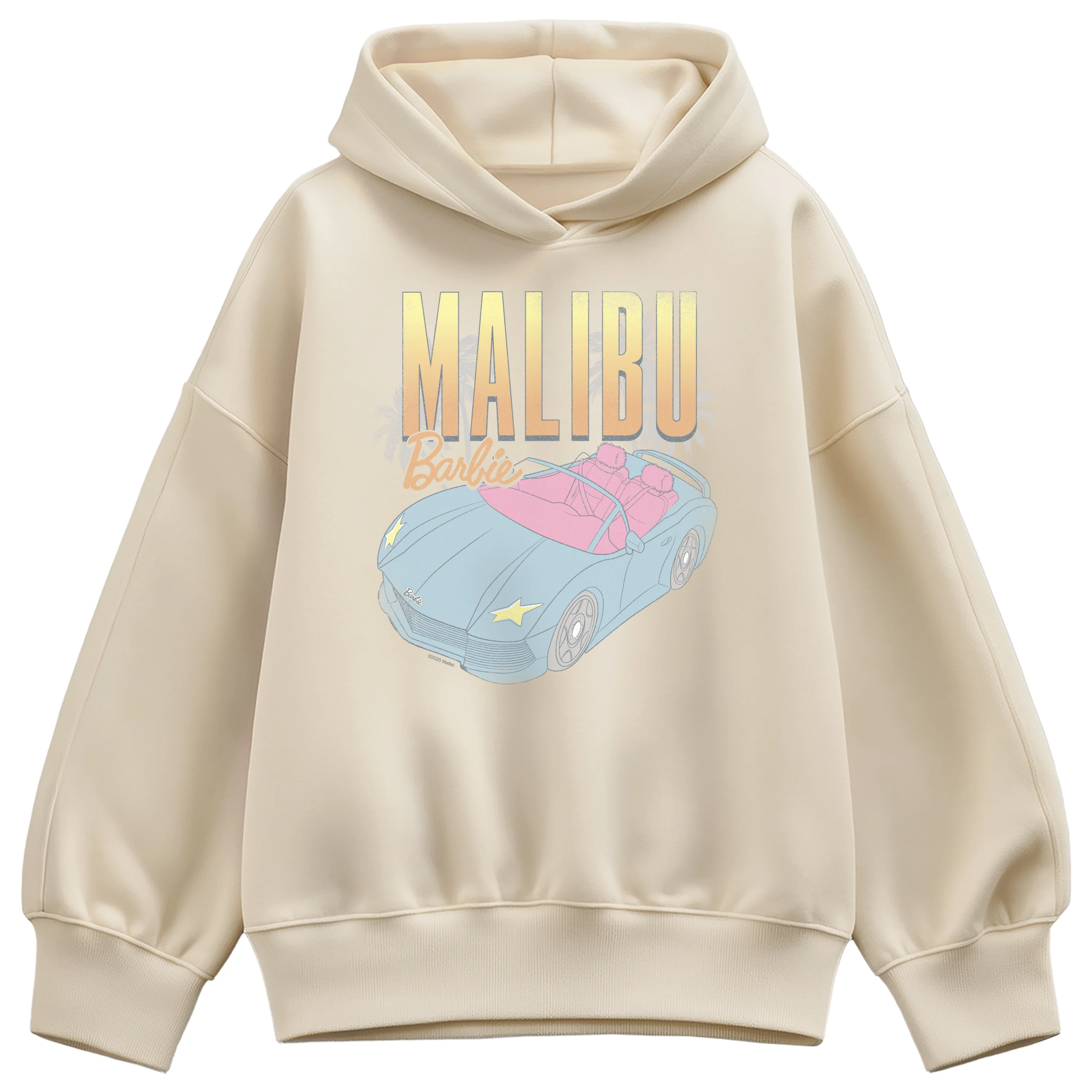 Barbie - Malibu Beach Car - Women's Oversized Fleece Hoodie Sweatshirt