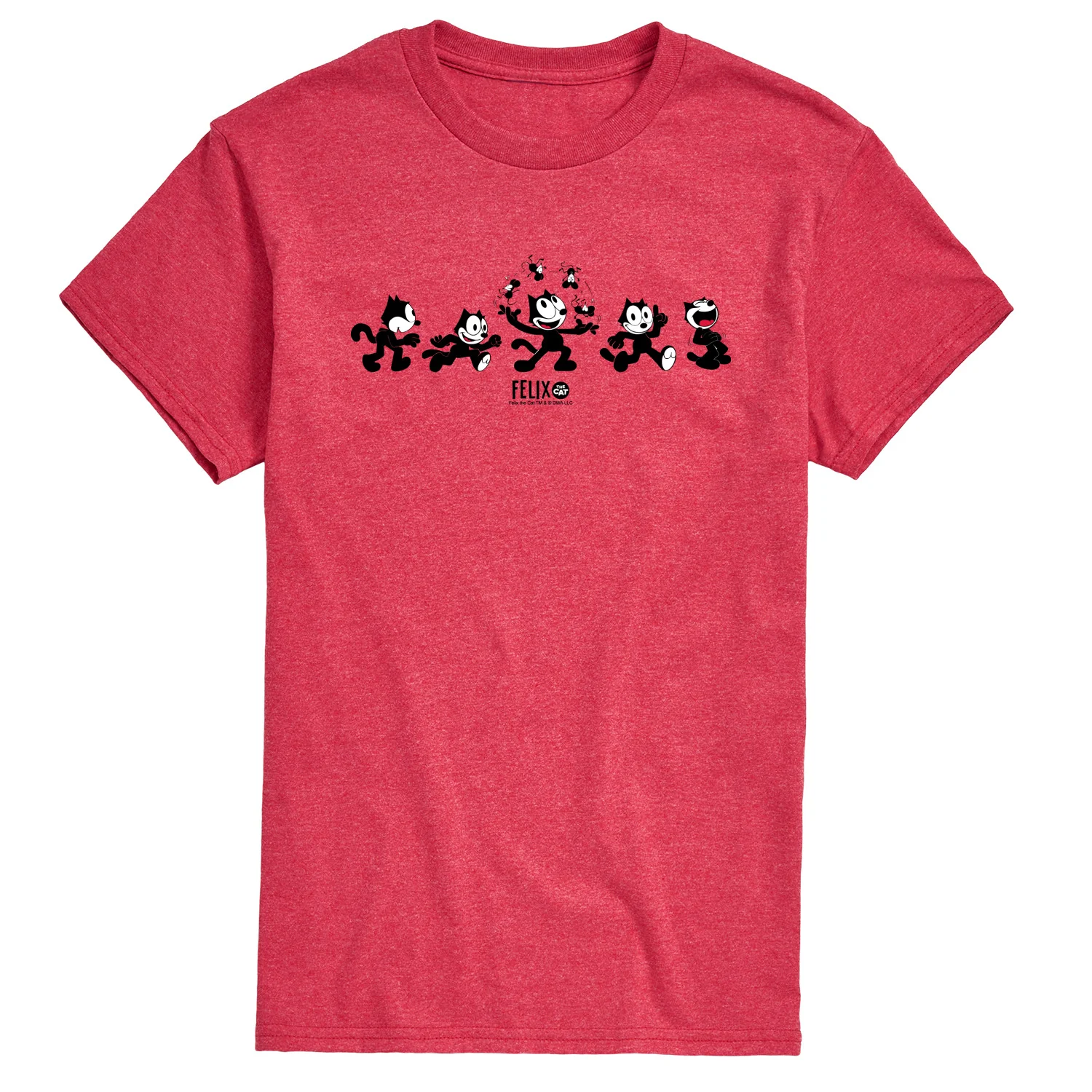 Felix the Cat - Juggling Felix - Men's Short Sleeve Graphic T-Shirt - Image 4