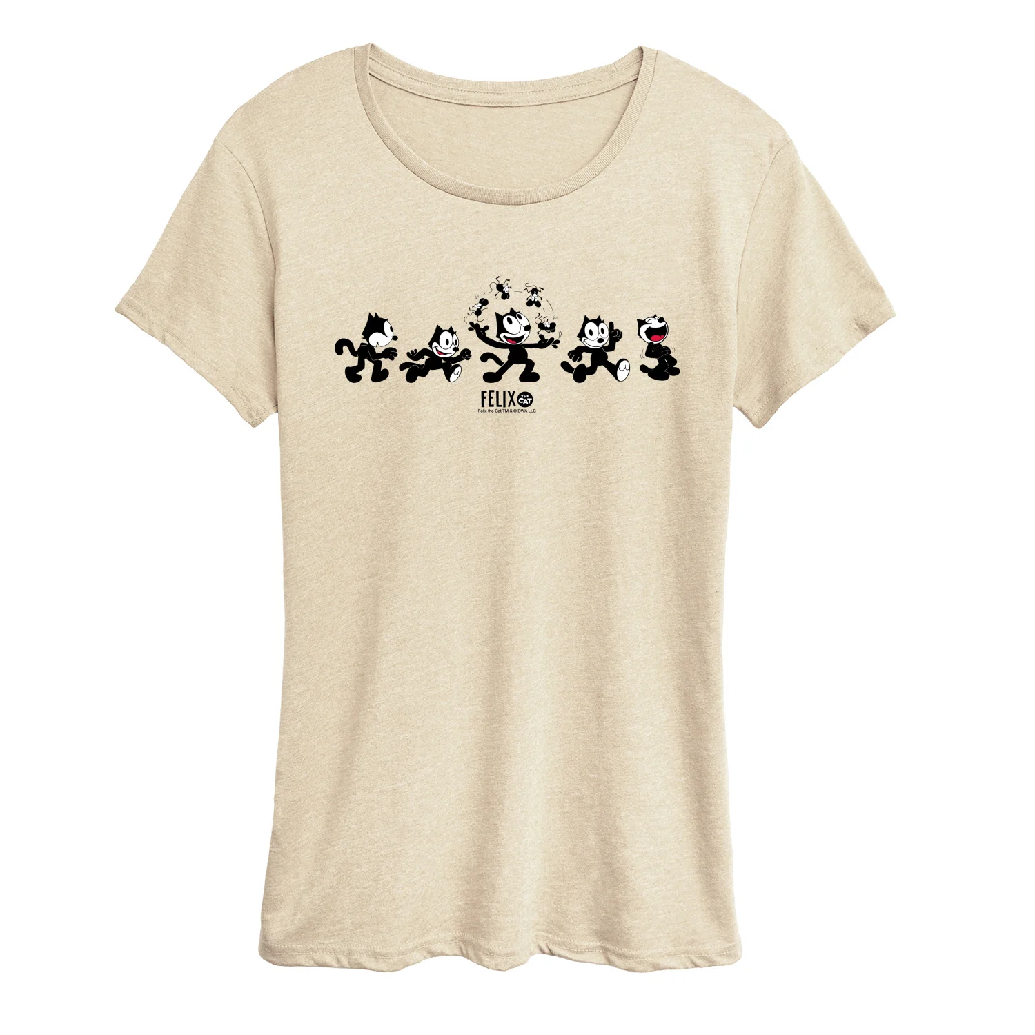 Felix the Cat - Juggling Felix - Women's Short Sleeve Graphic T-Shirt - Image 2