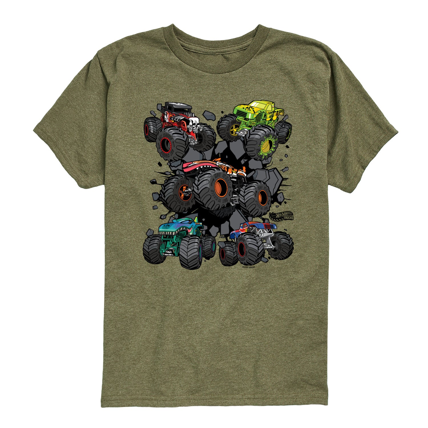 Hot Wheels - Monster Truck Grids - Youth Boys Short Sleeve Graphic T-Shirt - Image 5