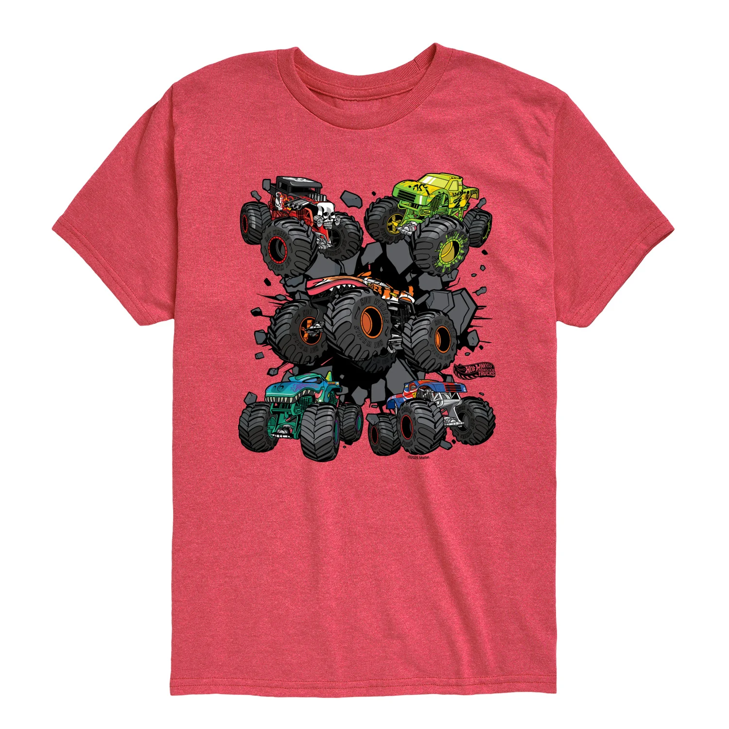Hot Wheels - Monster Truck Grids - Youth Boys Short Sleeve Graphic T-Shirt - Image 6