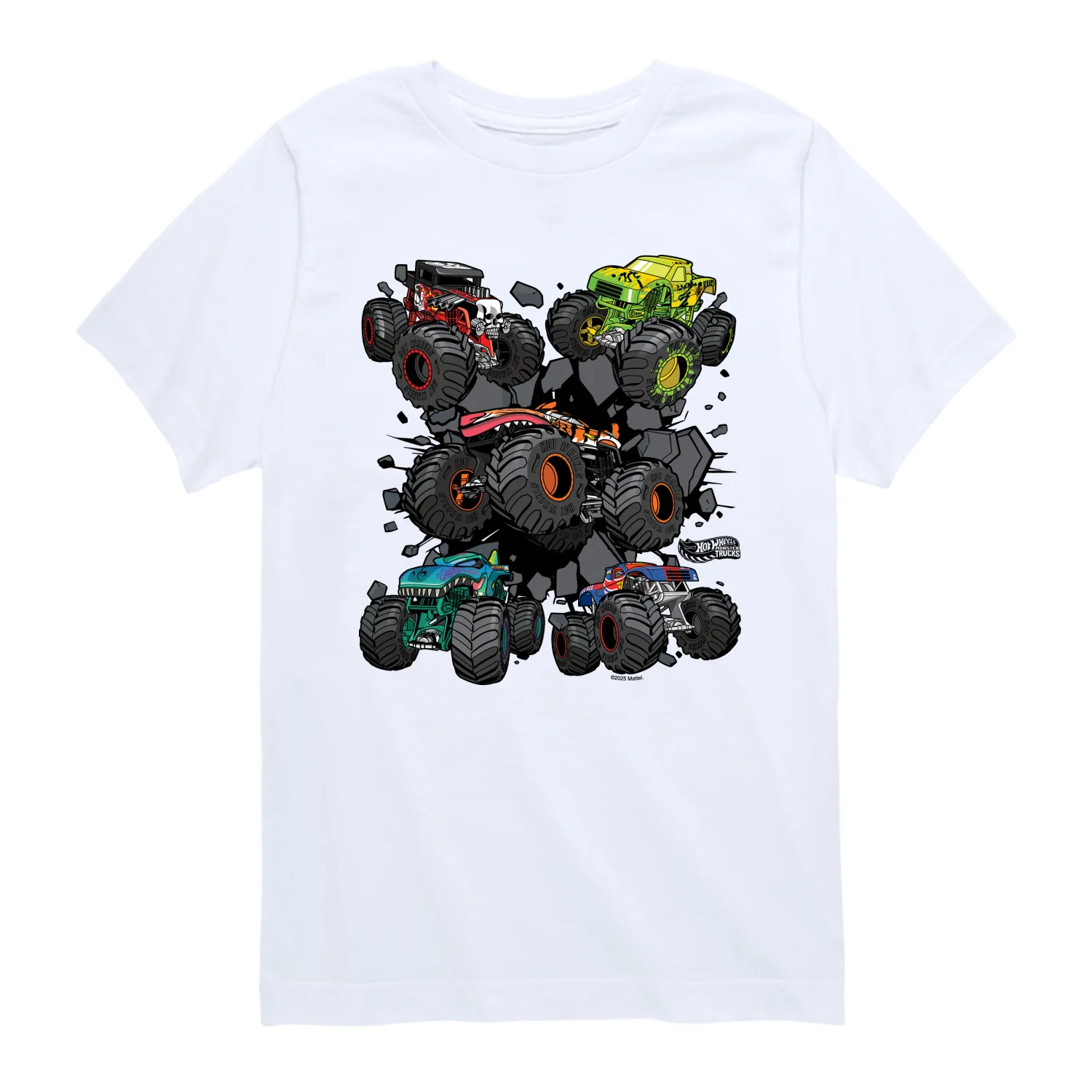 Hot Wheels - Monster Truck Grids - Youth Boys Short Sleeve Graphic T-Shirt - Image 8