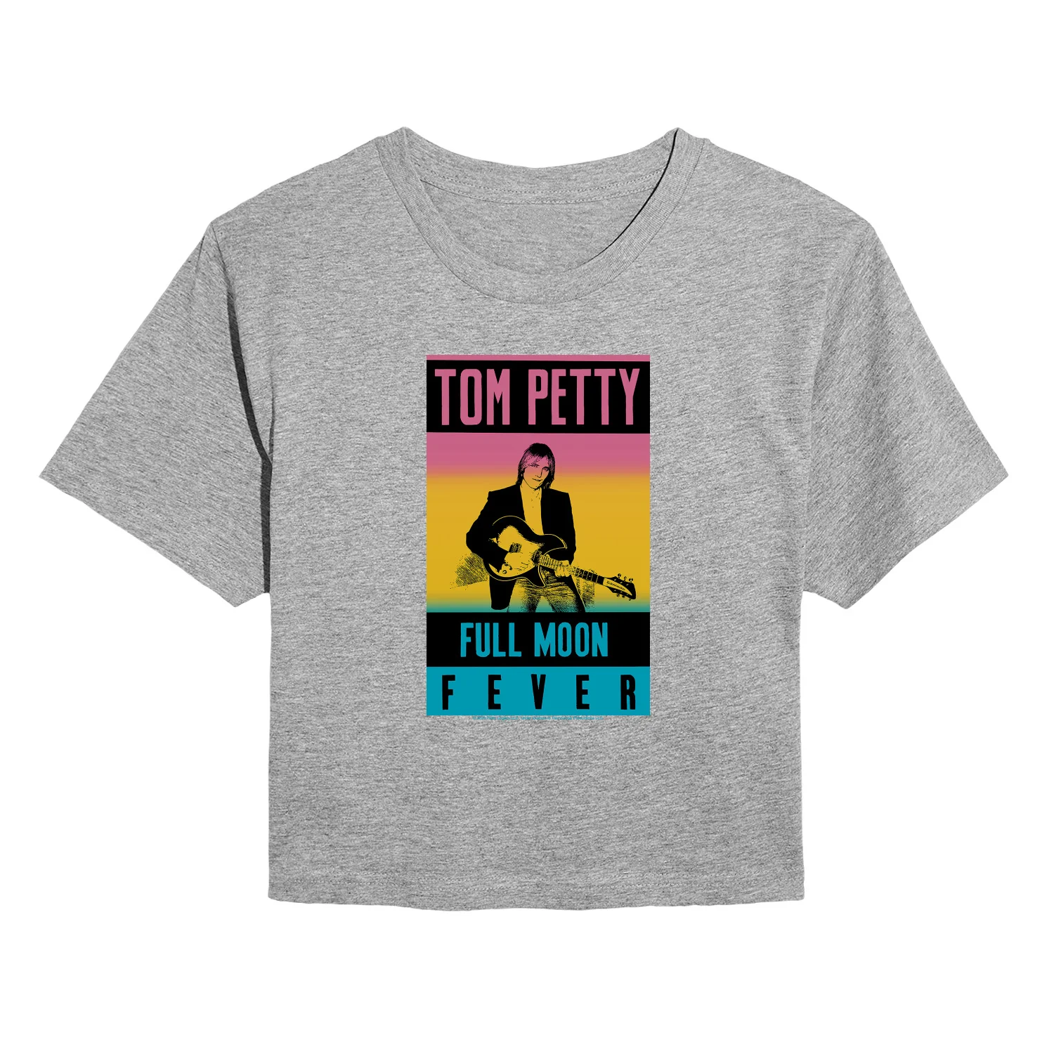 Tom Petty - Full Moon Fever - Juniors Cropped Graphic T-Shirt - Image 3