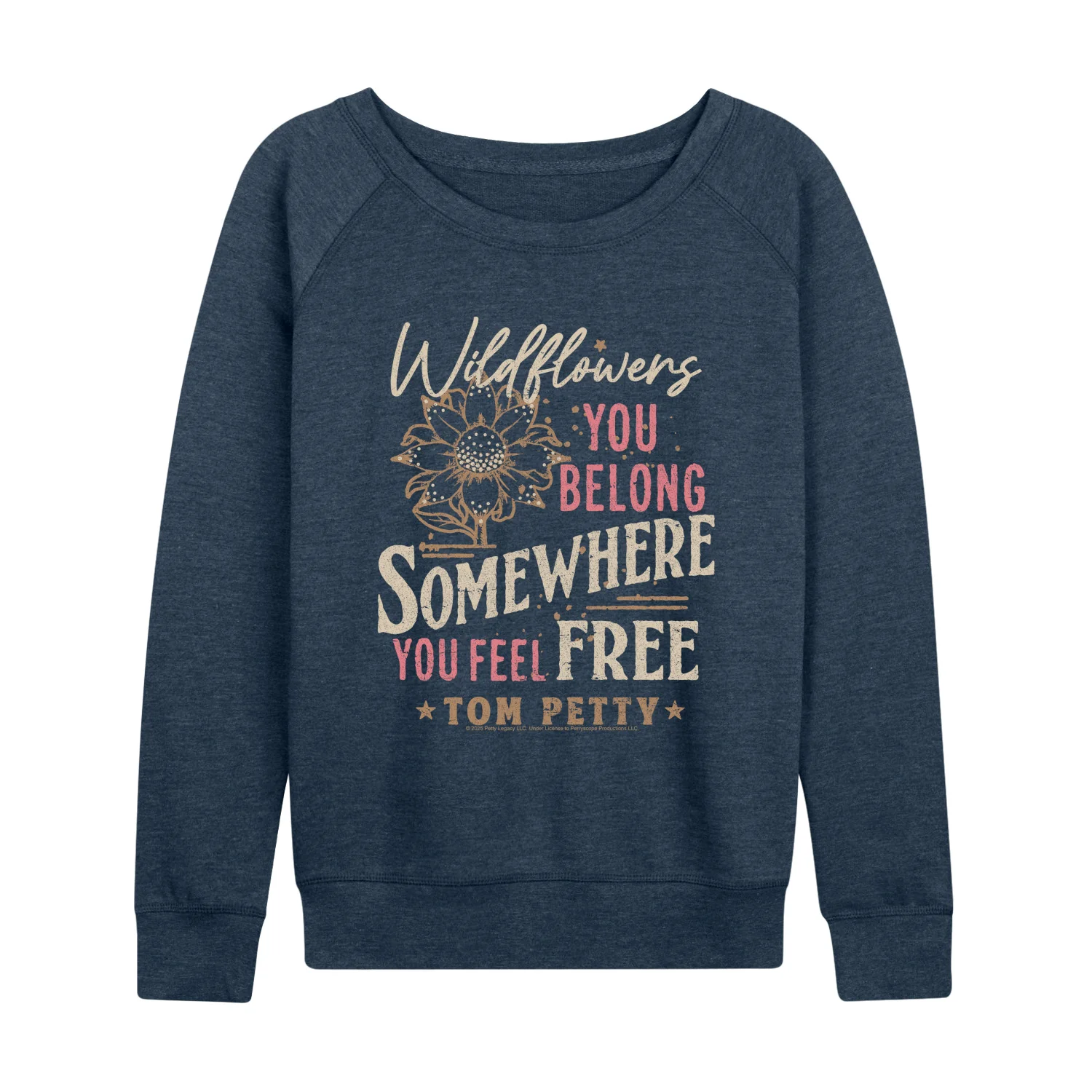 Tom Petty - Wildflowers - Women's French Terry Long Sleeve Pullover
