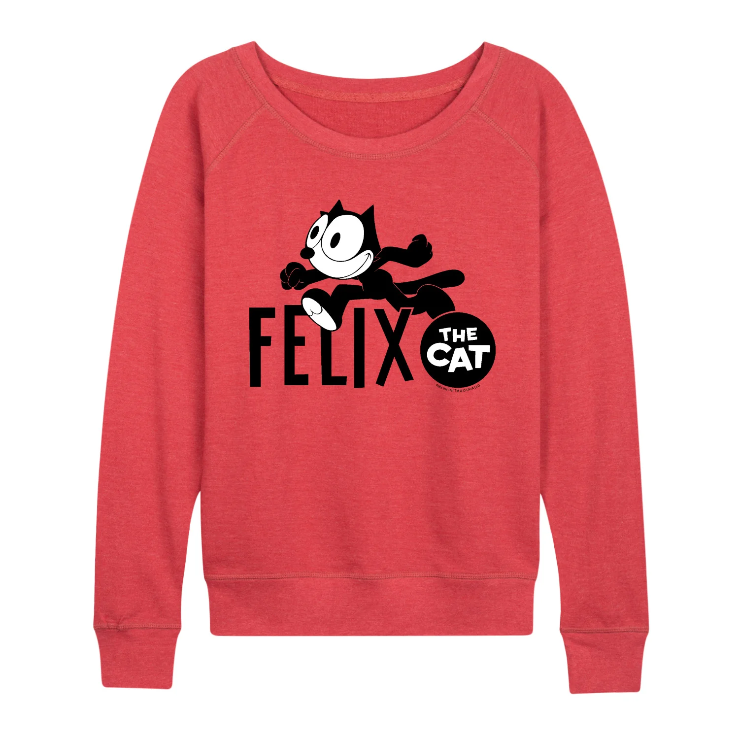 Felix the Cat - Running Felix - Women's French Terry Long Sleeve Pullover - Image 4