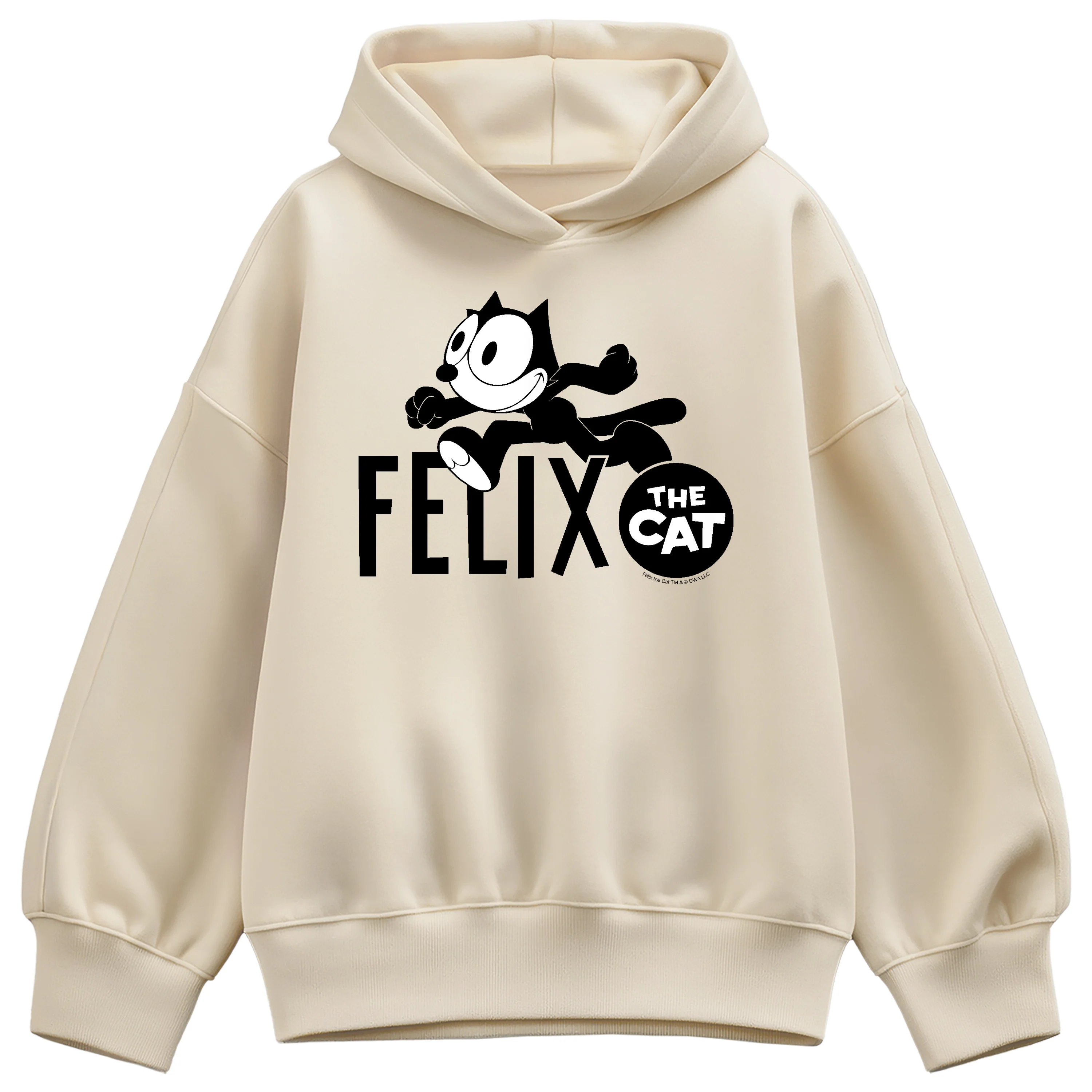 Felix the Cat - Running Felix - Women's Oversized Fleece Hoodie Sweatshirt