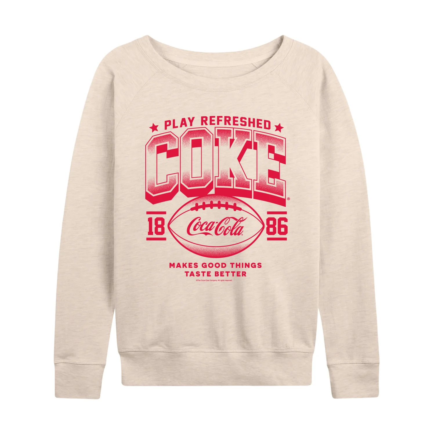 Coca-Cola - Play Refreshed - Women's French Terry Long Sleeve Pullover