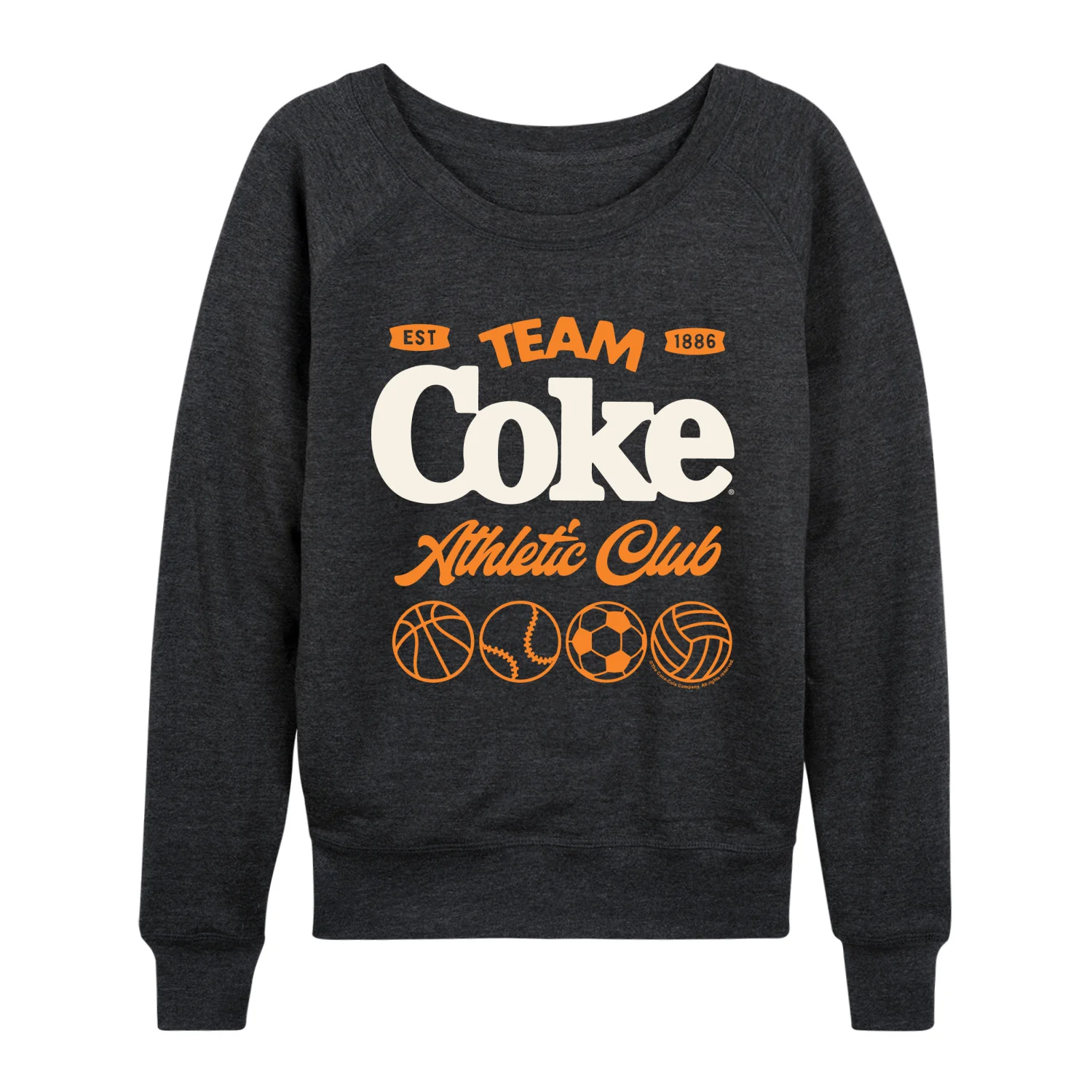 Coca-Cola - Team Coke Athletic Club - Women's French Terry Long Sleeve Pullover - Image 3