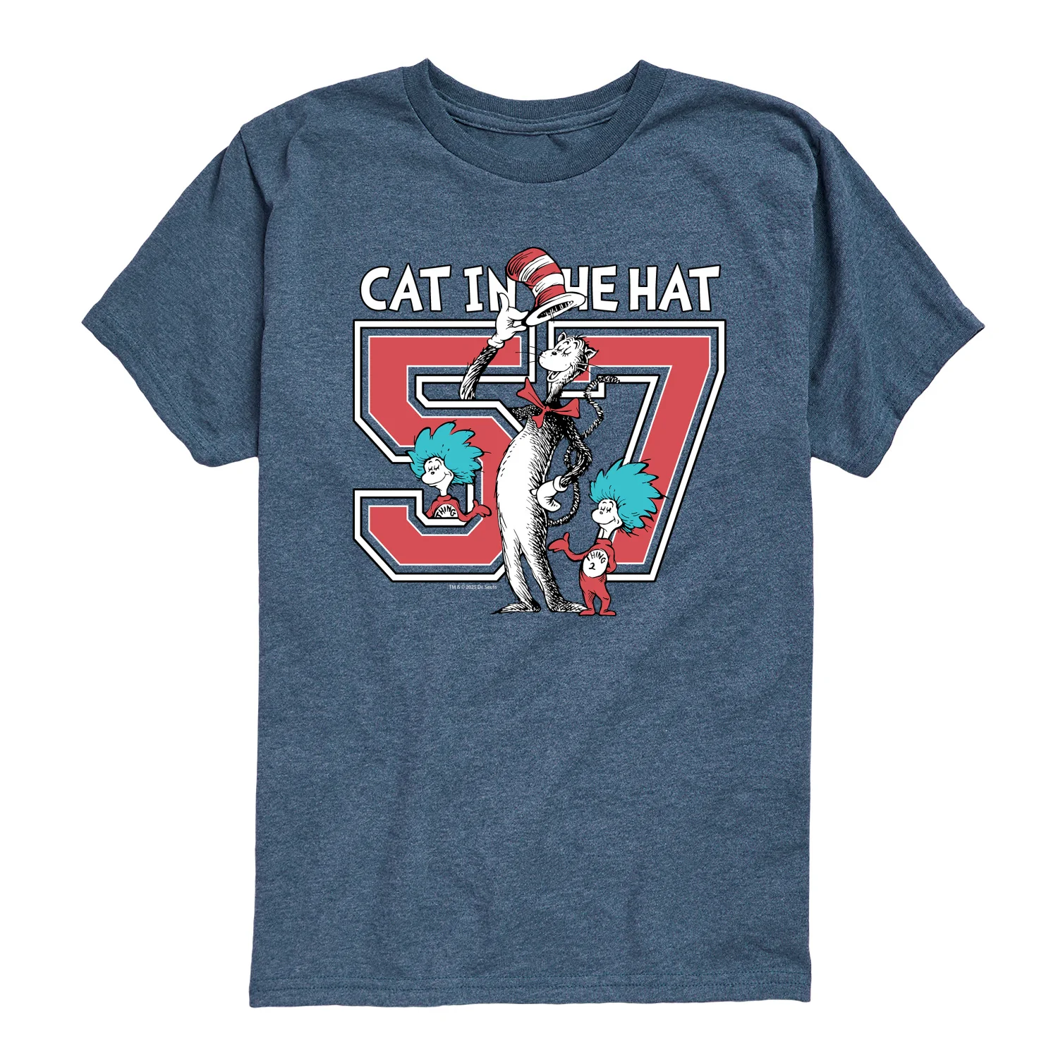 The Cat in the Hat - Cat in the Hat Jersey - Youth Boys Short Sleeve Graphic T-Shirt - Image 4
