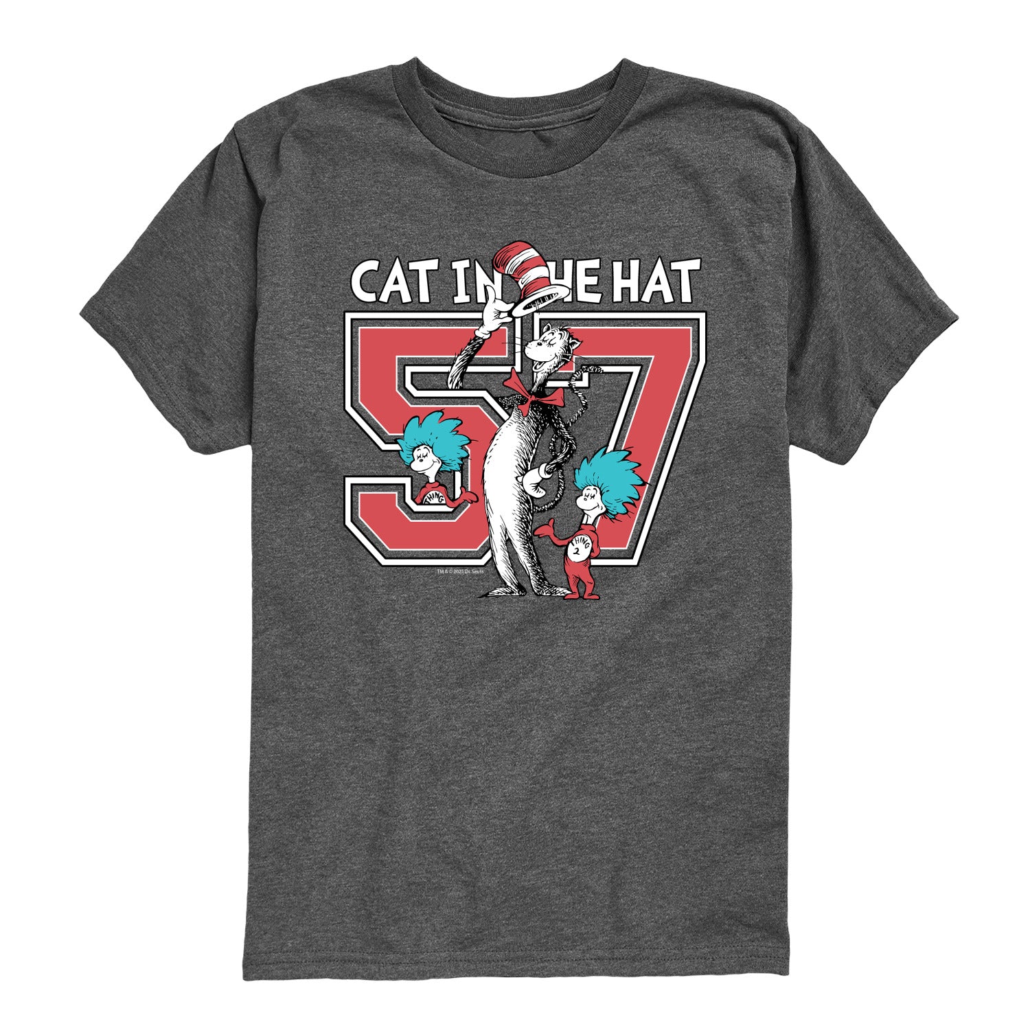The Cat in the Hat - Cat in the Hat Jersey - Youth Boys Short Sleeve Graphic T-Shirt - Image 5