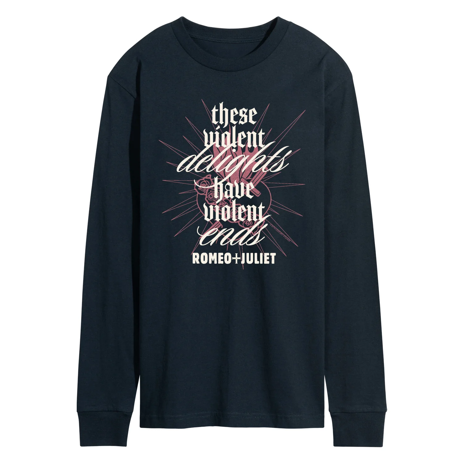 William Shakespeare’s Romeo + Juliet - Violent Delights - Men's Long Sleeve Graphic T-Shirt