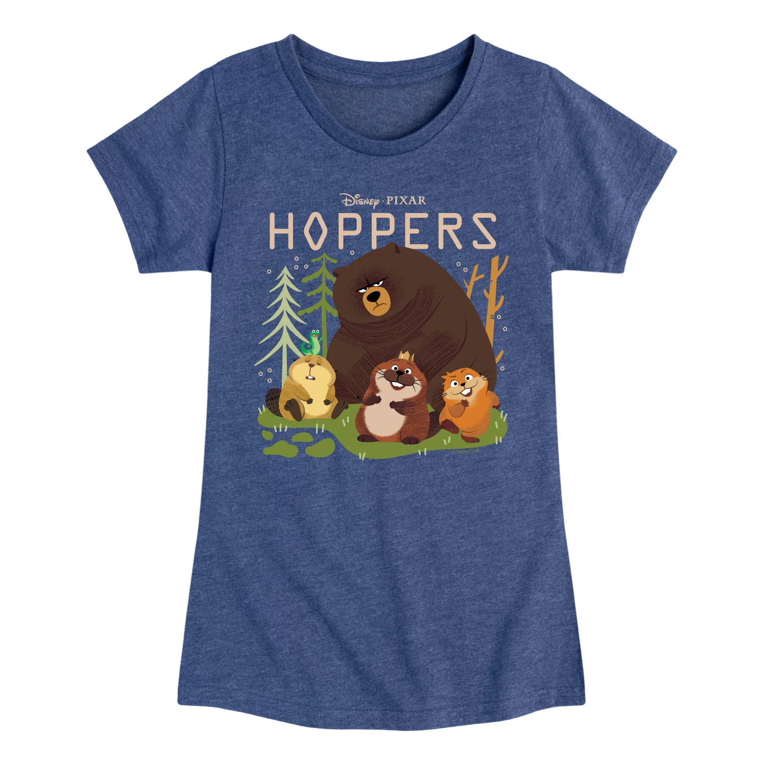 Hoppers - Animal Group - Youth Girls Fitted Short Sleeve T-Shirt