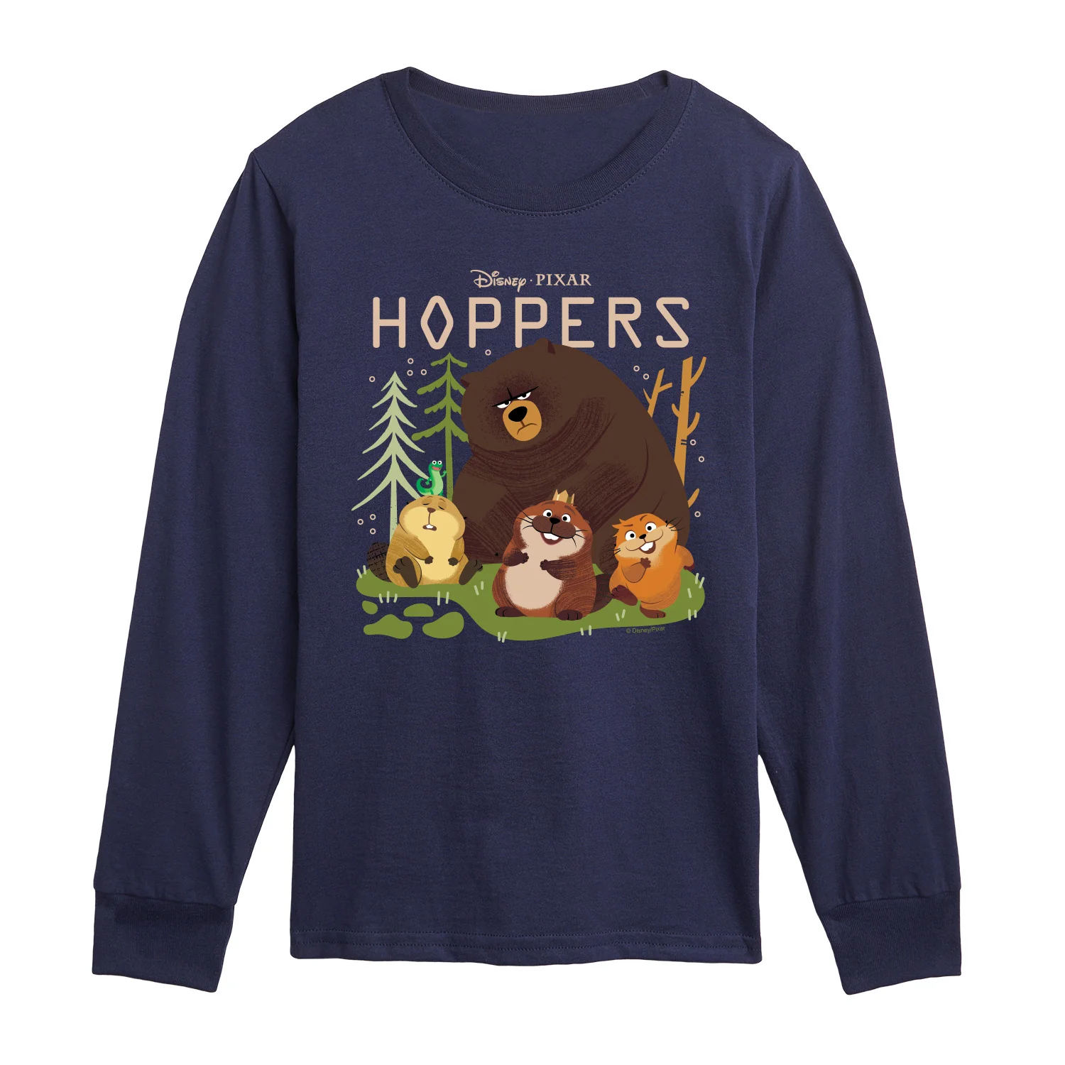 Hoppers - Animal Group - Youth Boys Long Sleeve Graphic T-Shirt