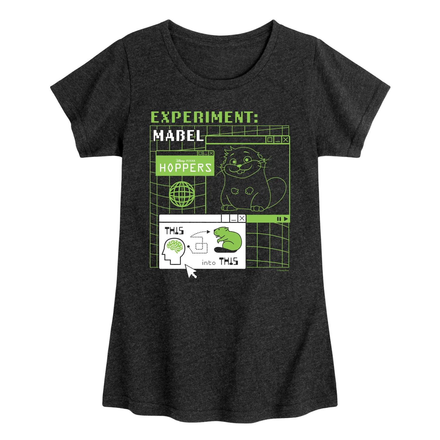 Hoppers - Mabel Transfer - Youth Girls Fitted Short Sleeve T-Shirt - Image 2