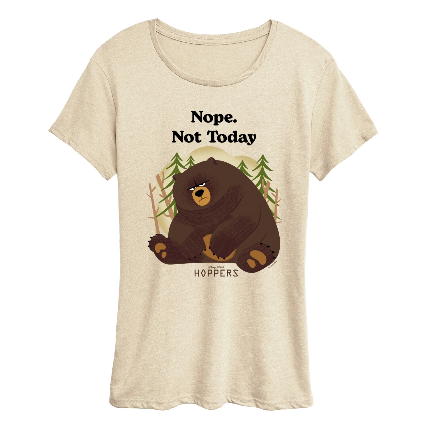 Hoppers - Nope Not Today Ellen - Women's Short Sleeve Graphic T-Shirt - Image 3