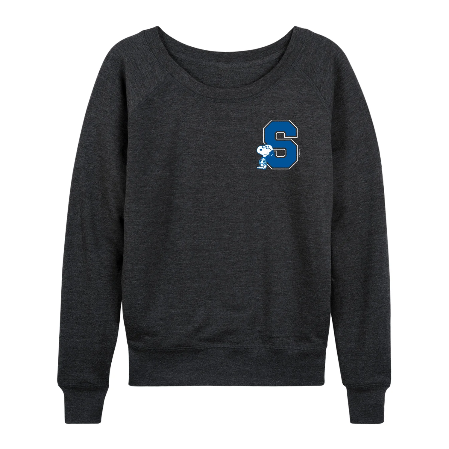 Peanuts - Snoopy School - Women's French Terry Long Sleeve Pullover - Image 3
