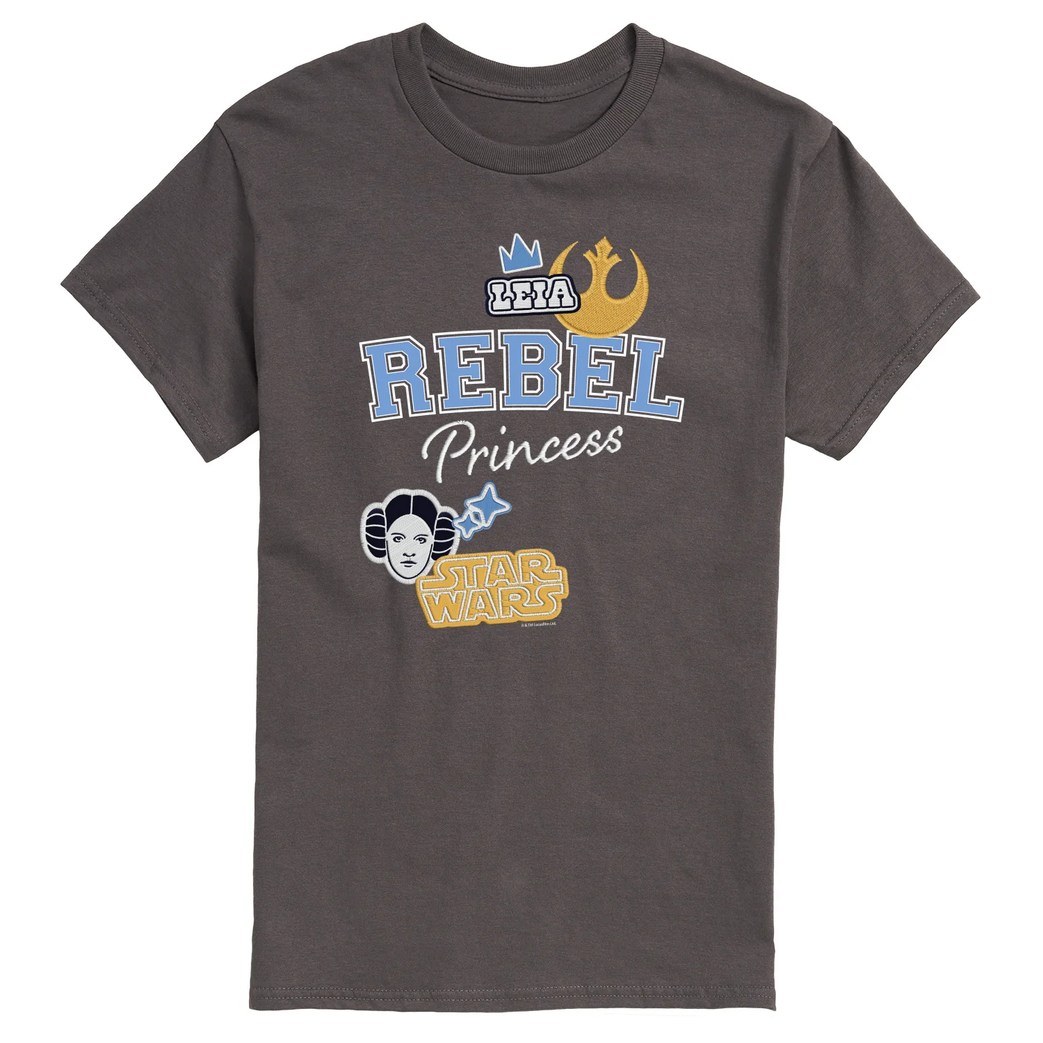 Star Wars - Rebel Princess Faux Patches - Men's Short Sleeve Graphic T-Shirt - Image 3
