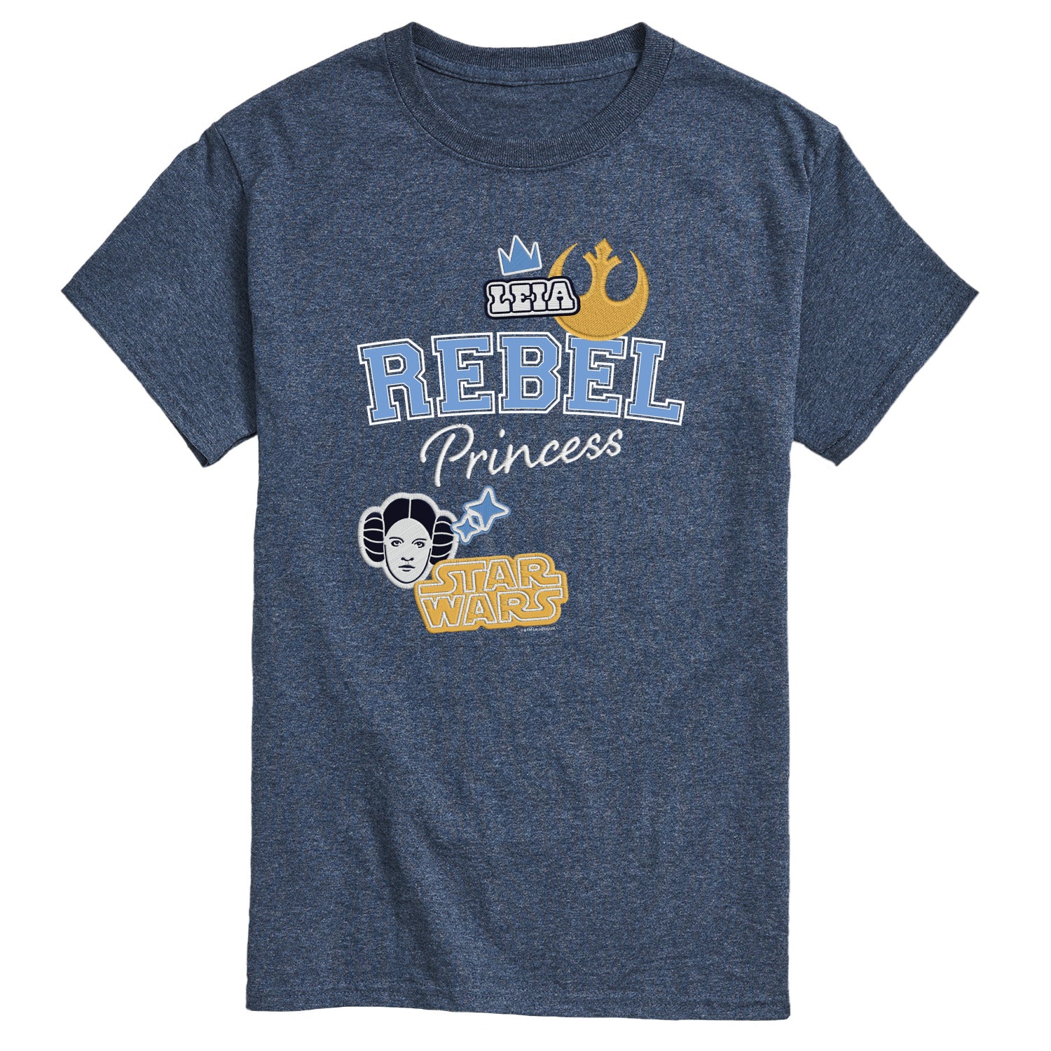 Star Wars - Rebel Princess Faux Patches - Men's Short Sleeve Graphic T-Shirt - Image 4