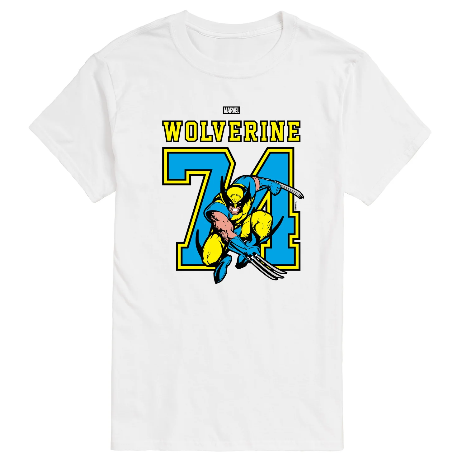 Marvel - Wolverine Jersey - Men's Short Sleeve Graphic T-Shirt - Image 2