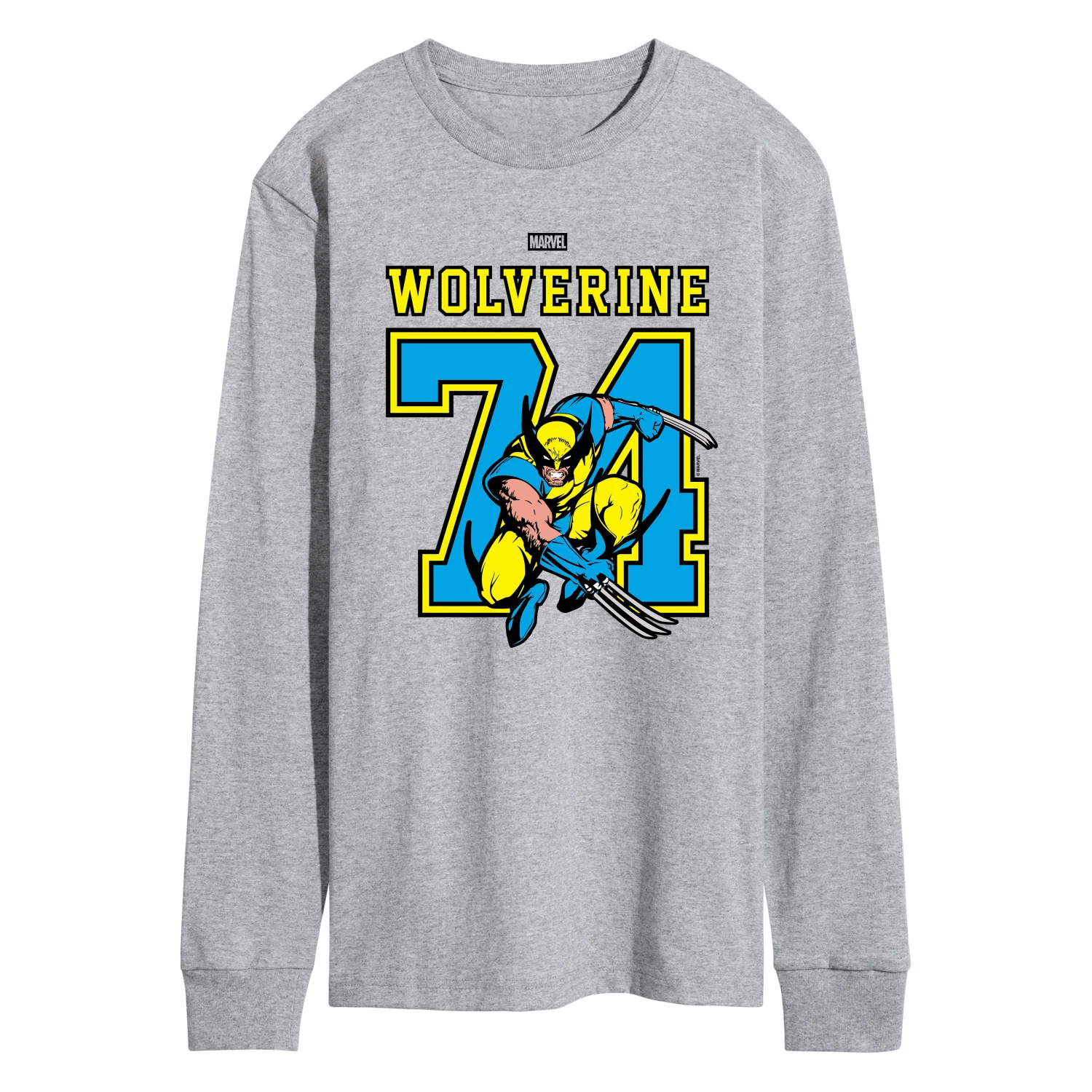 Marvel - Wolverine Jersey - Men's Long Sleeve Graphic T-Shirt - Image 2