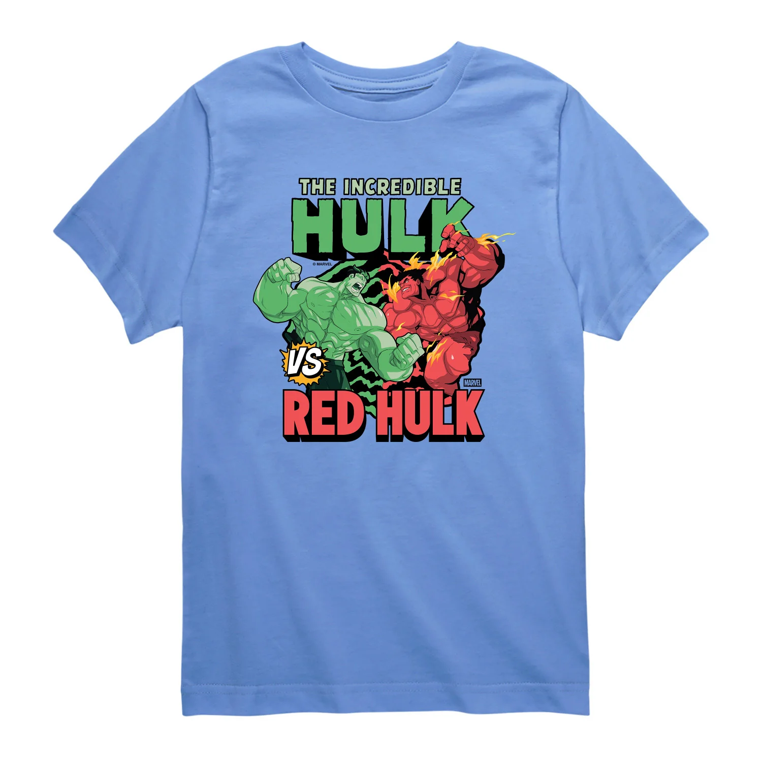 Marvel - Hulk vs. Red Hulk - Youth Boys Short Sleeve Graphic T-Shirt - Image 3