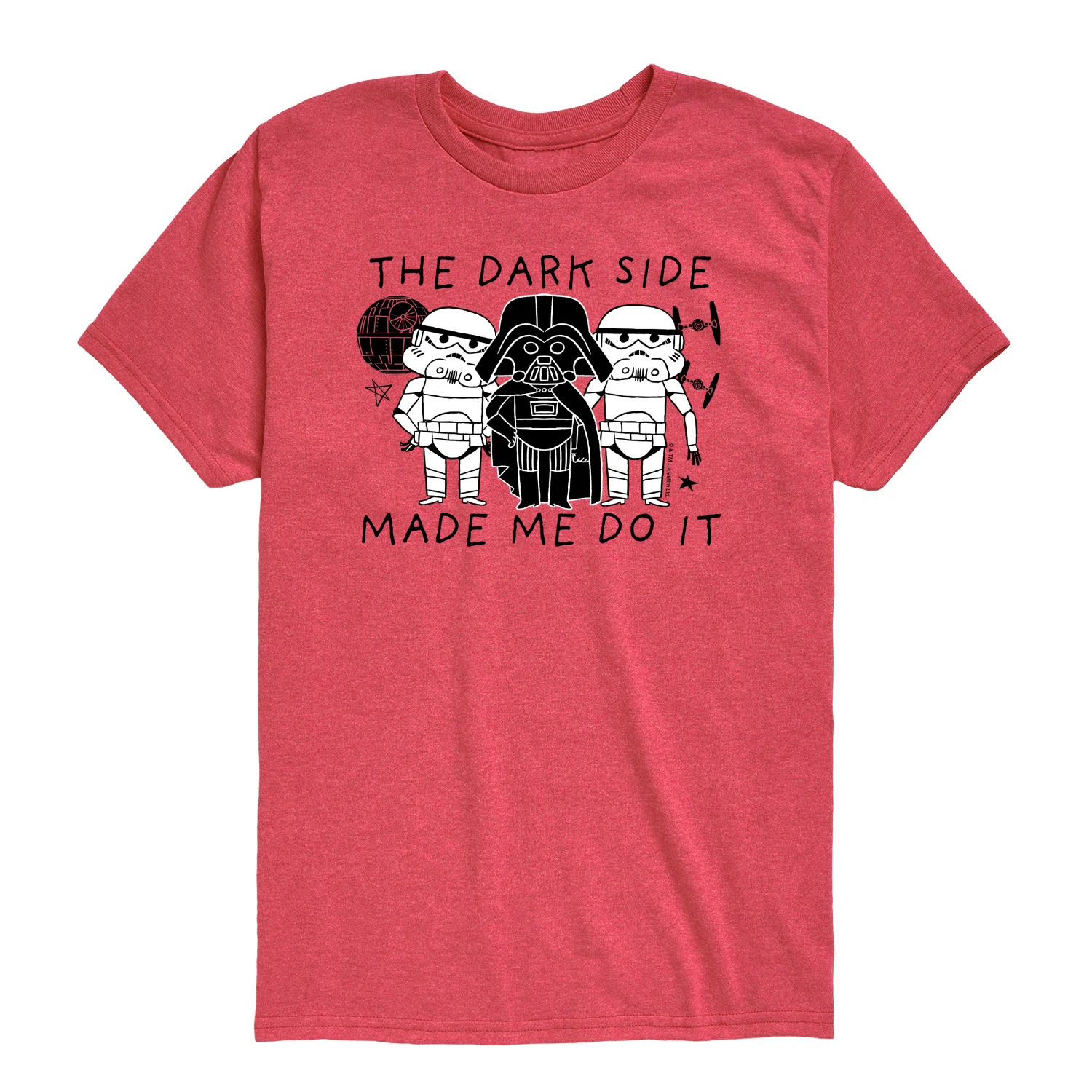 Star Wars - The Dark Side Made Me Do It - Toddler Boys Short Sleeve Graphic T-Shirt - Image 4