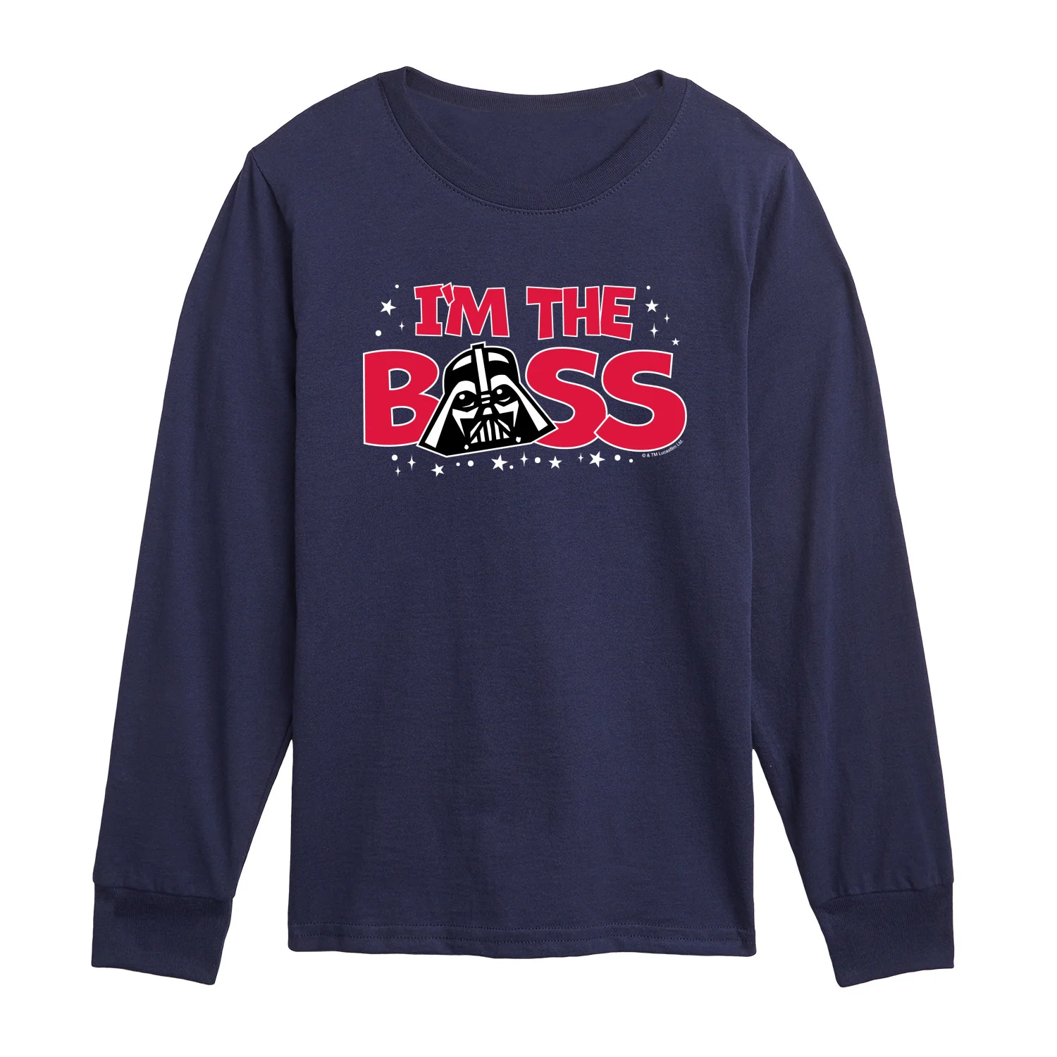 Star Wars - Vader I'm the Boss - Toddler Boys Long Sleeve Graphic T-Shirt