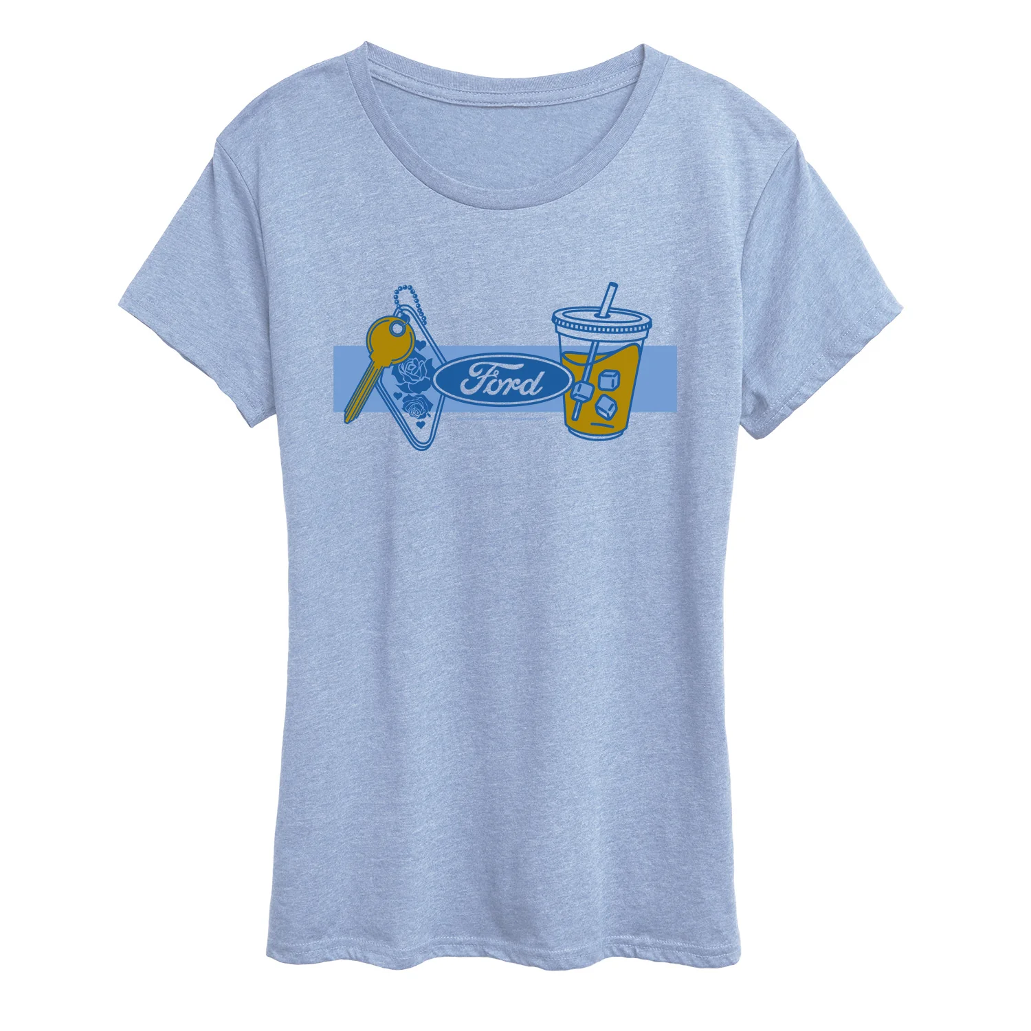 Ford - Coffee and Keychain - Women's Short Sleeve Graphic T-Shirt - Image 3