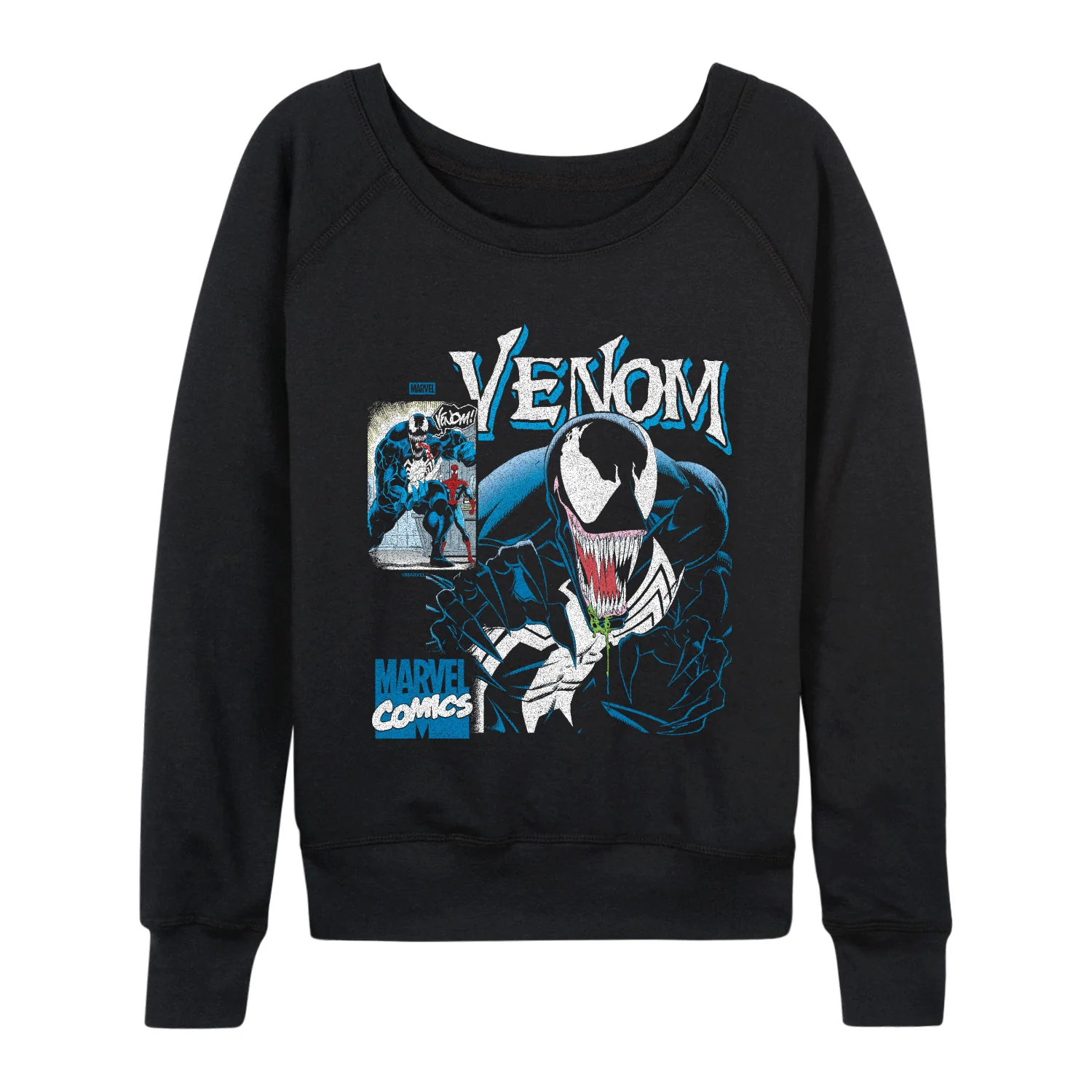 Marvel - Venom Bootleg - Women's French Terry Long Sleeve Pullover