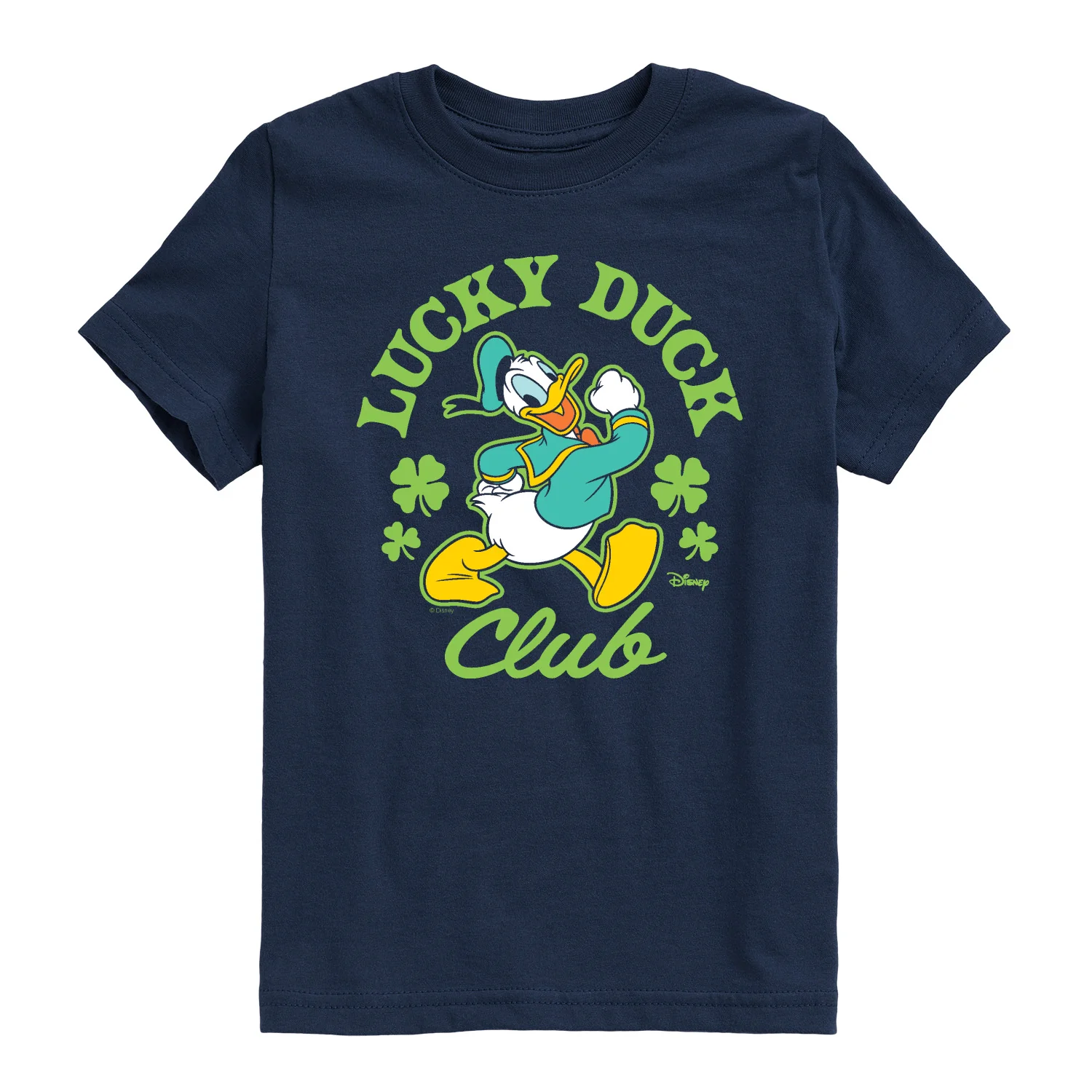 Disney - Lucky Duck Club - Youth Boys Short Sleeve Graphic T-Shirt