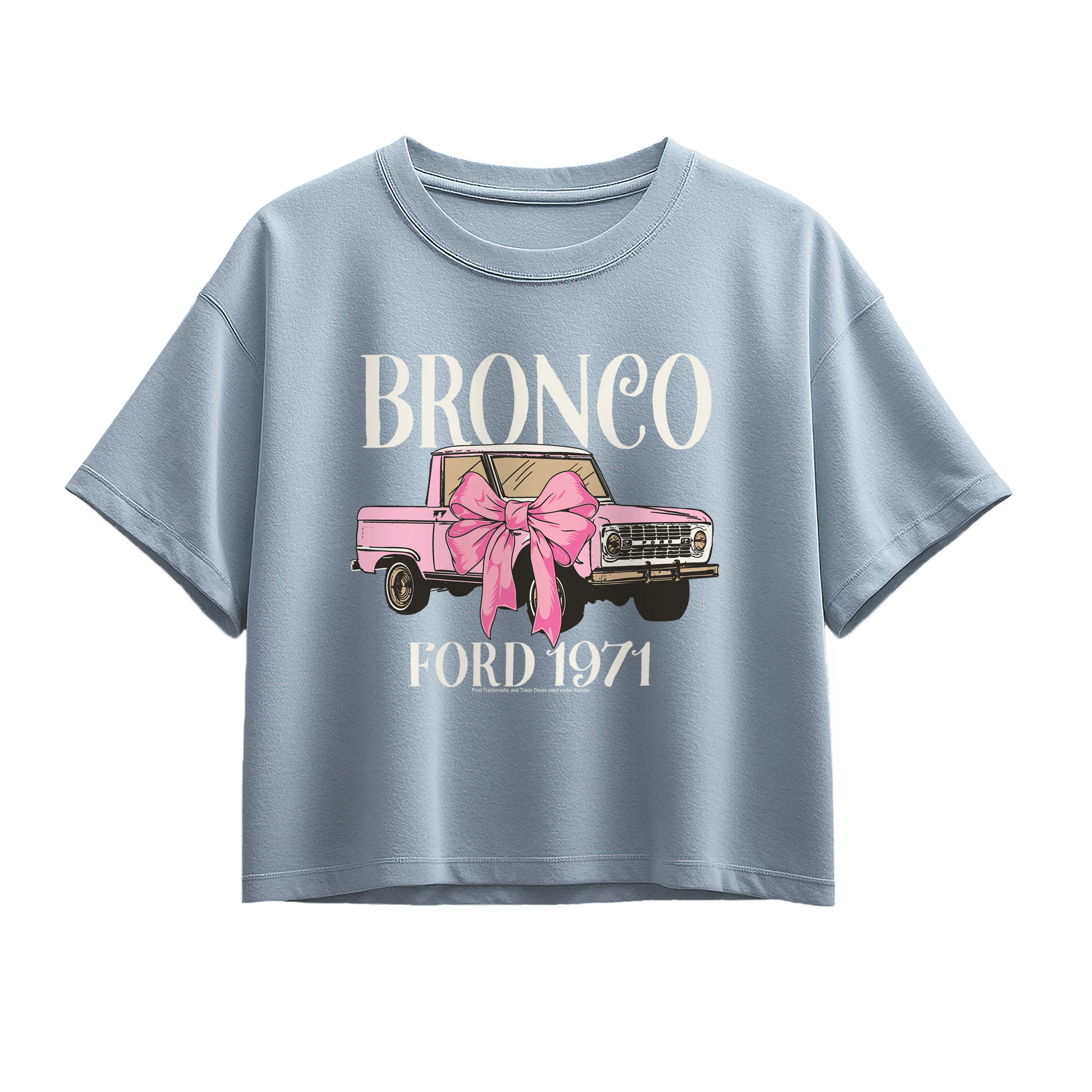 Ford - Bronco Bow - Youth Girls Boxy T-Shirt - Image 2