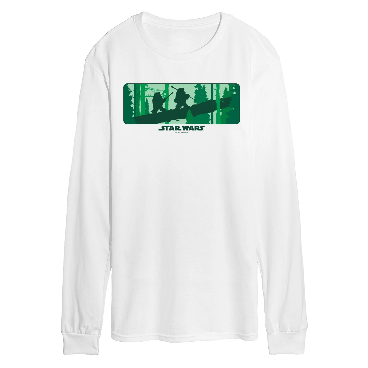 Star Wars - Ewok Forest - Men's Long Sleeve Graphic T-Shirt