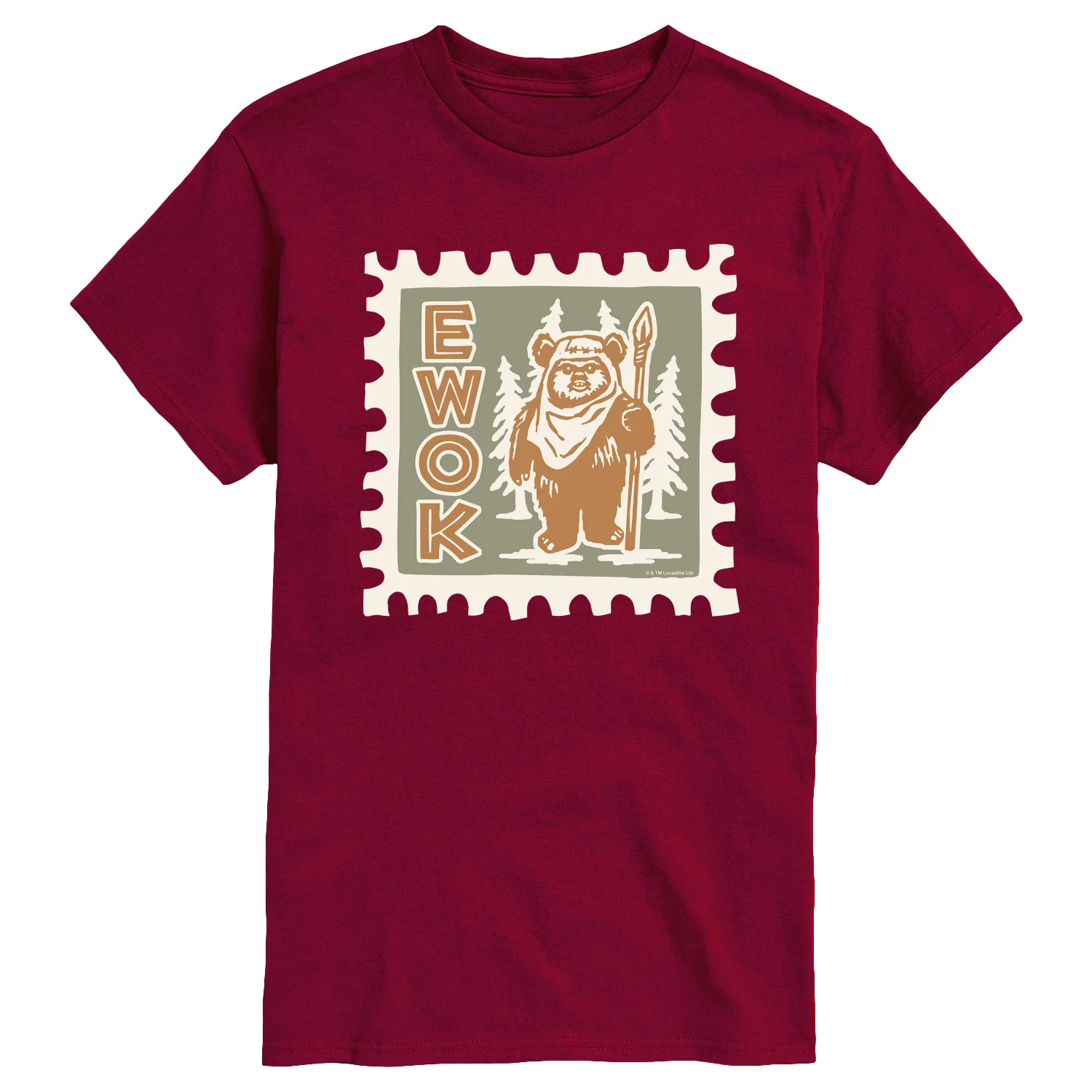 Star Wars - Ewok Stamp - Men's Short Sleeve Graphic T-Shirt - Image 8