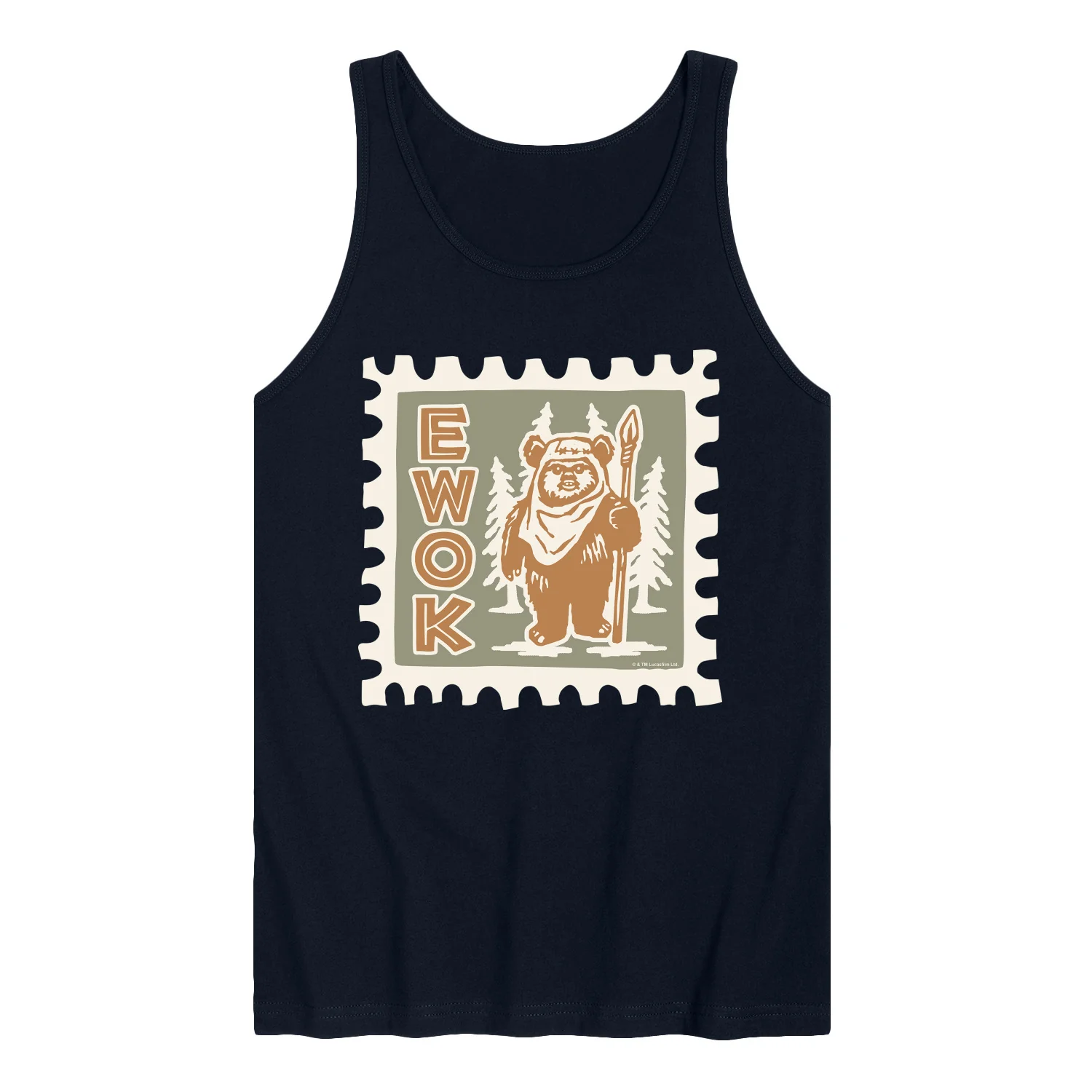 Star Wars - Ewok Stamp - Men's Sleeveless Graphic Tank