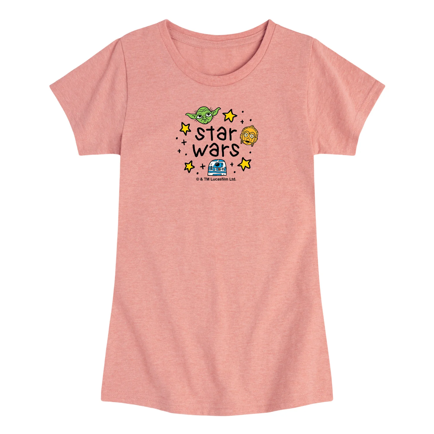 Star Wars - Icons & Stars - Toddler Girls Fitted Short Sleeve T-Shirt - Image 3