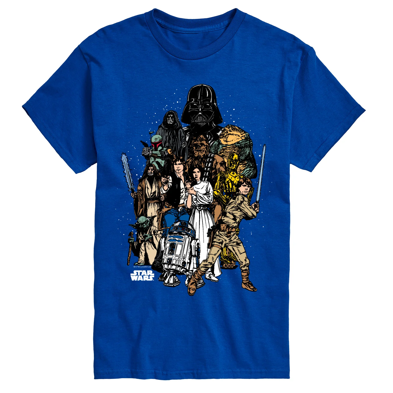 Star Wars - Character Collage - Men's Short Sleeve Graphic T-Shirt - Image 3