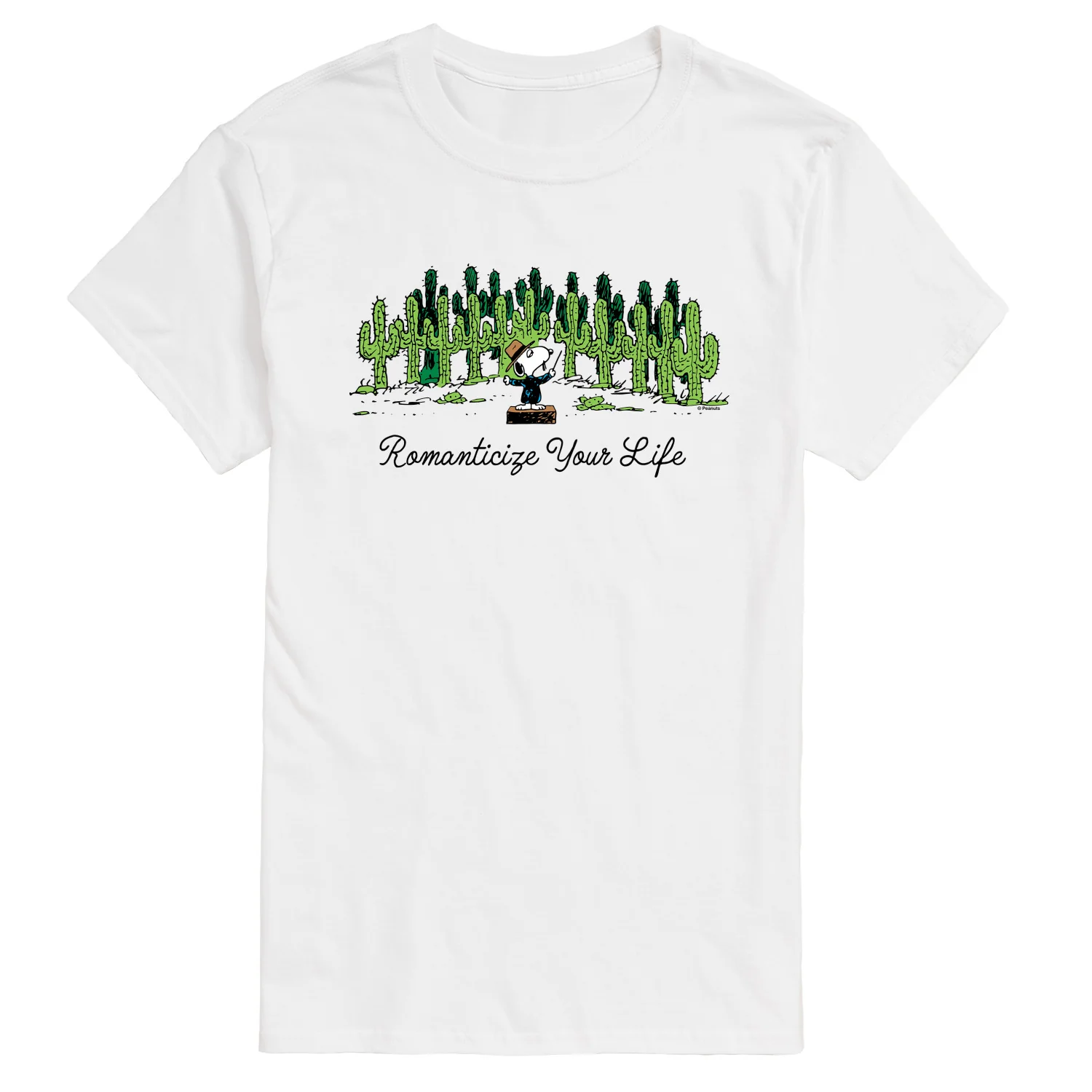 Peanuts - Romanticize Life - Men's Short Sleeve Graphic T-Shirt